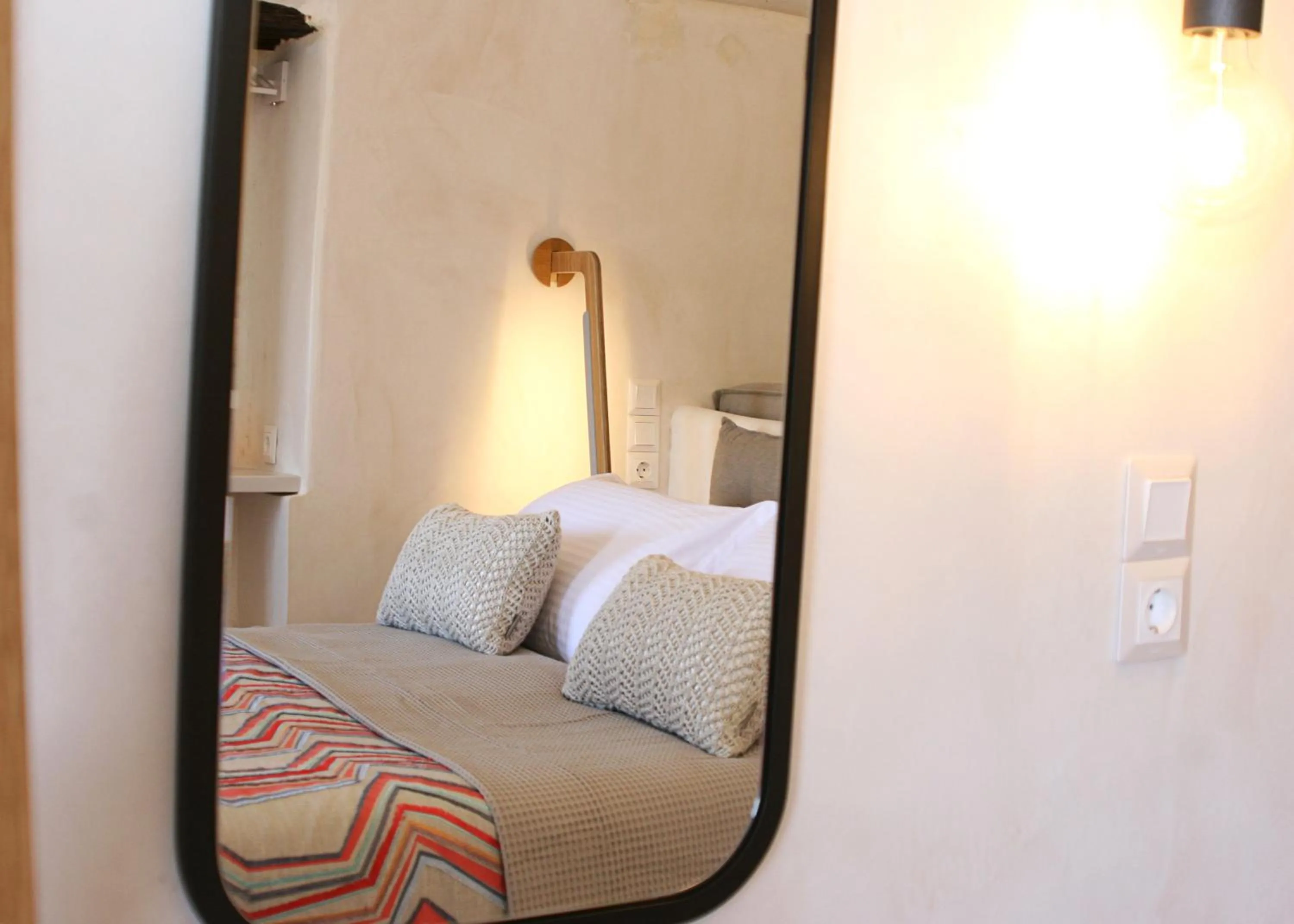 Bed in Esperia Luxury Suites