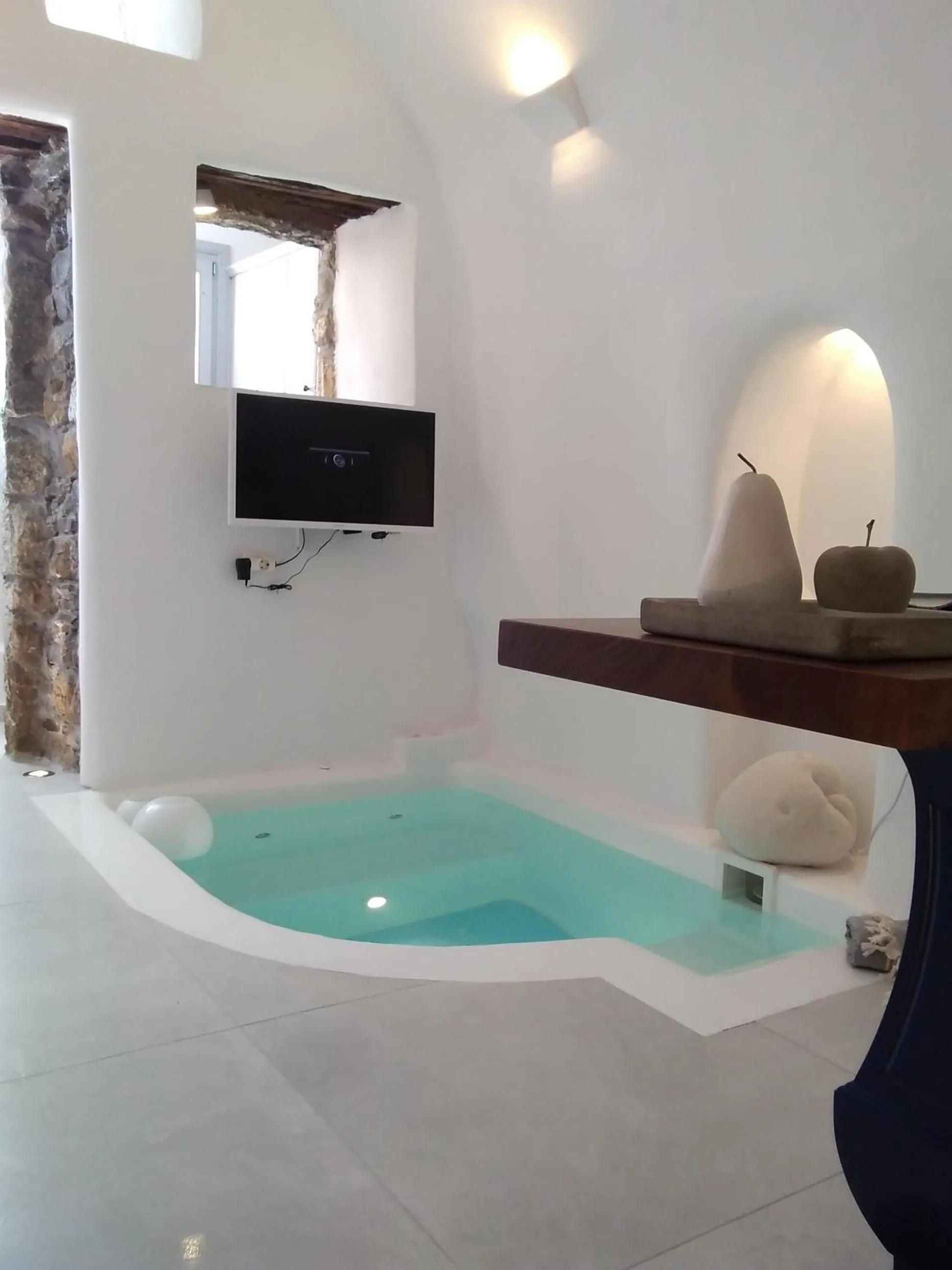 Living room in Esperia Luxury Suites