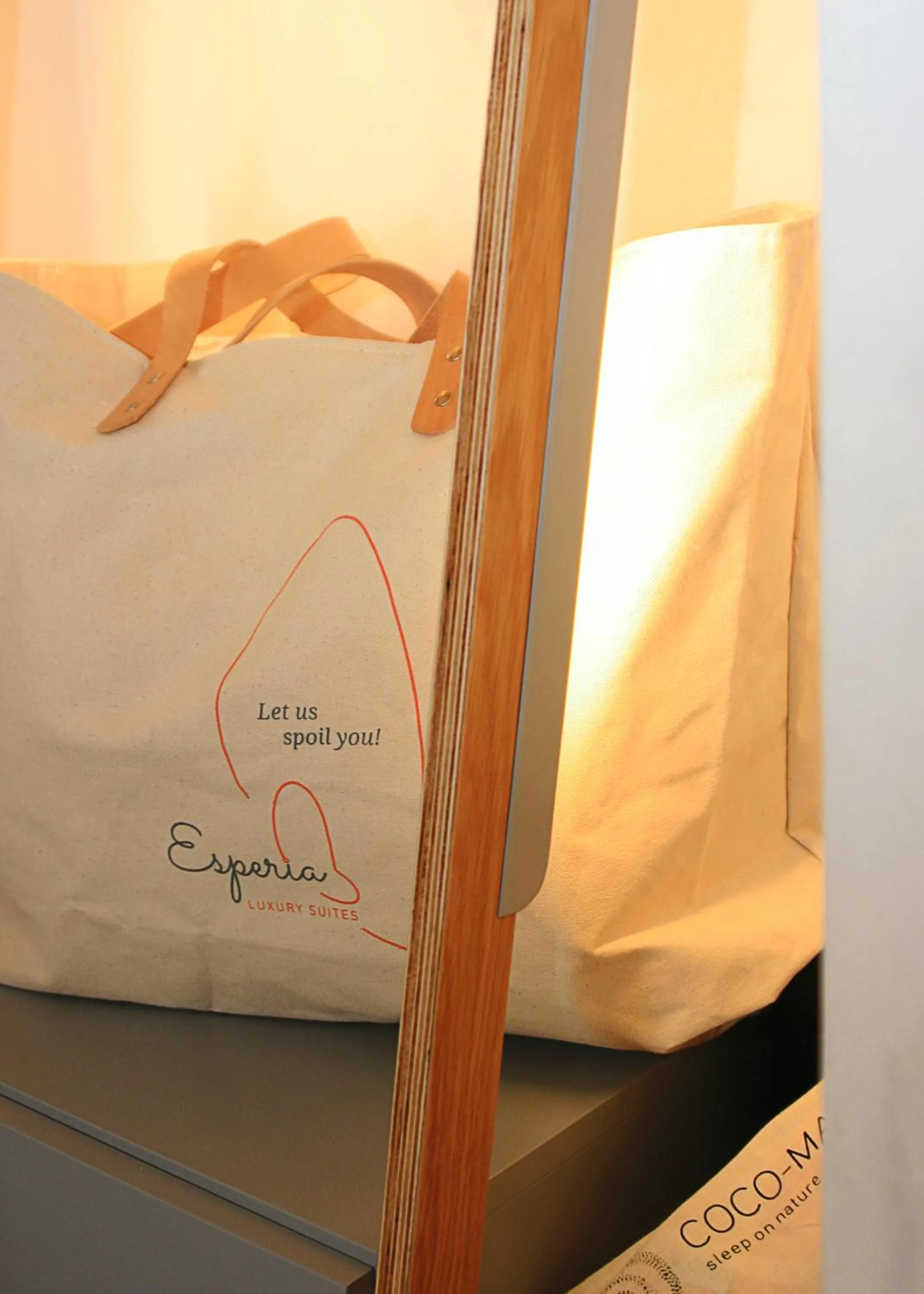 Decorative detail in Esperia Luxury Suites