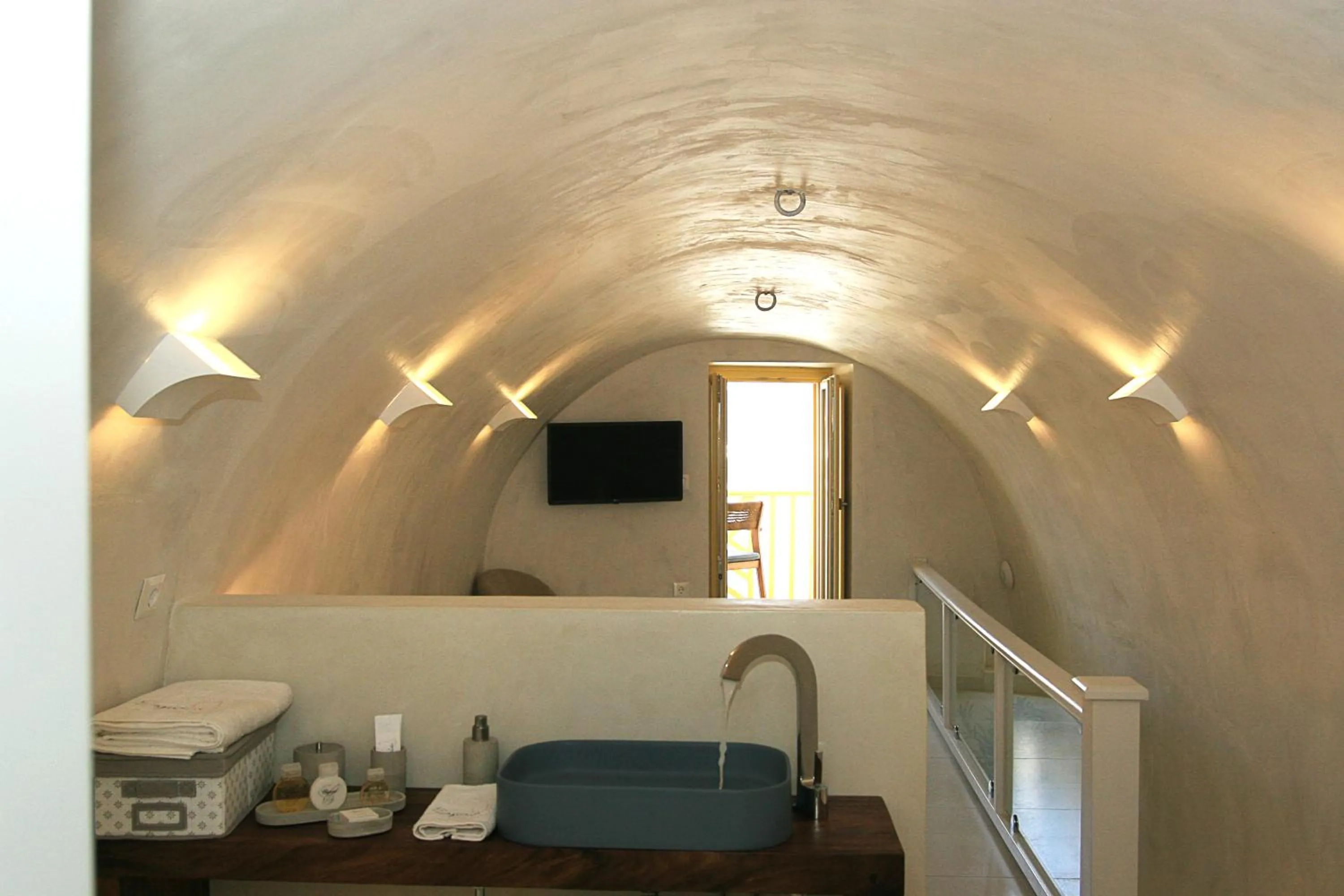 Bedroom in Esperia Luxury Suites