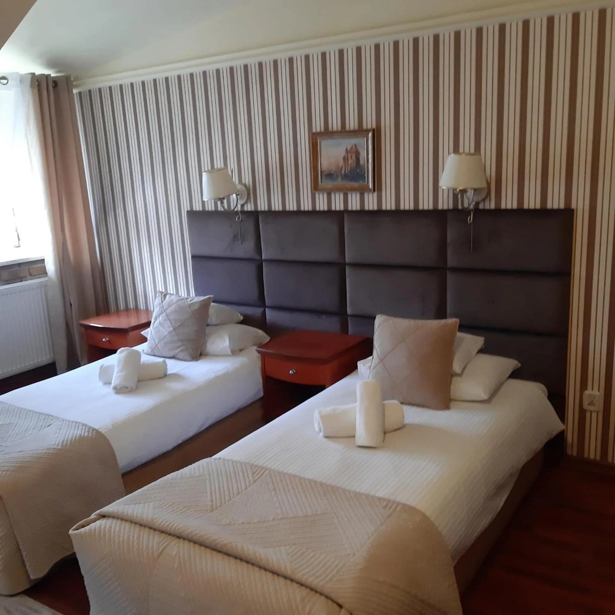 Bed in Hotel Wenecki