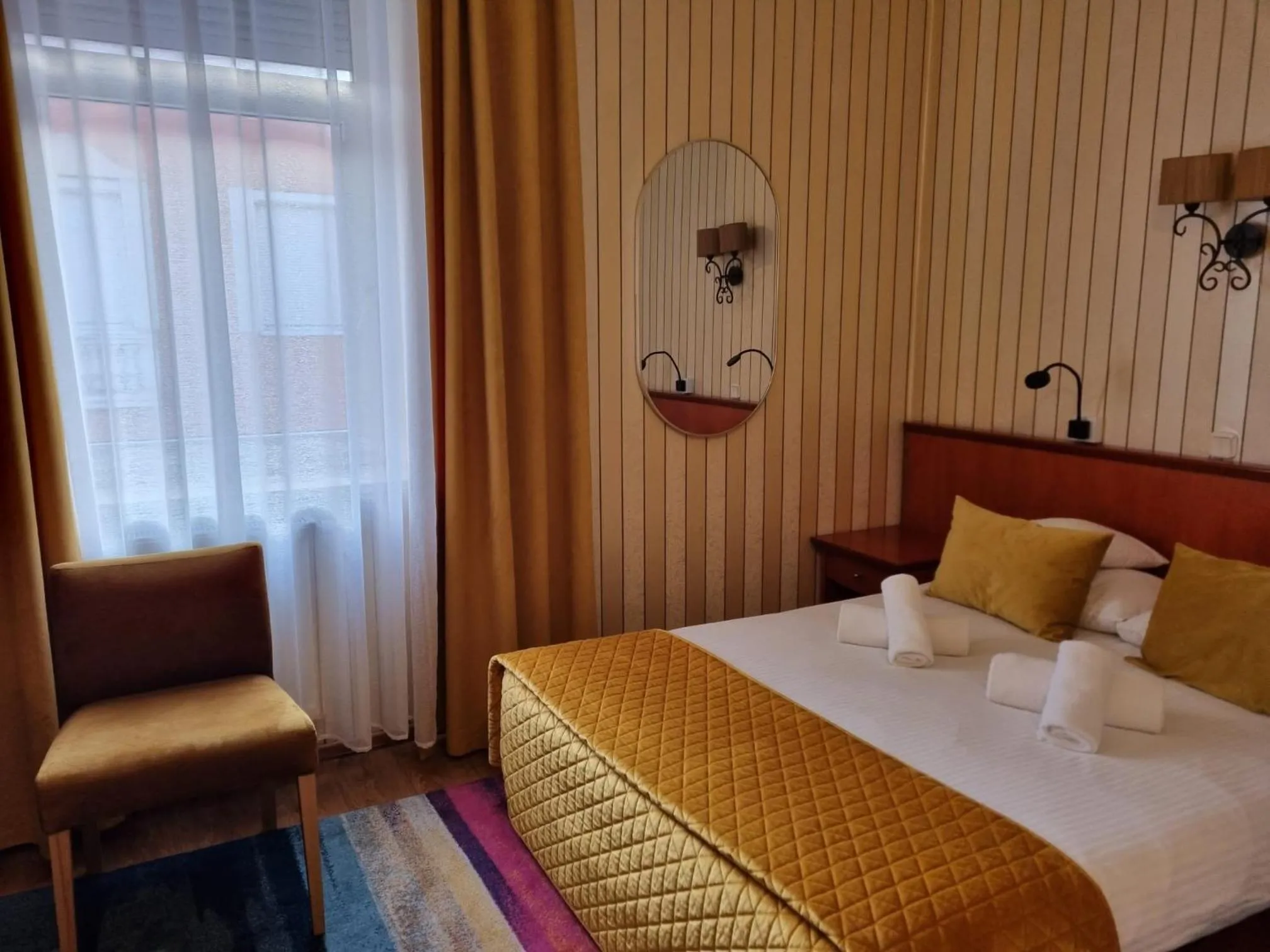 Bed in Hotel Wenecki