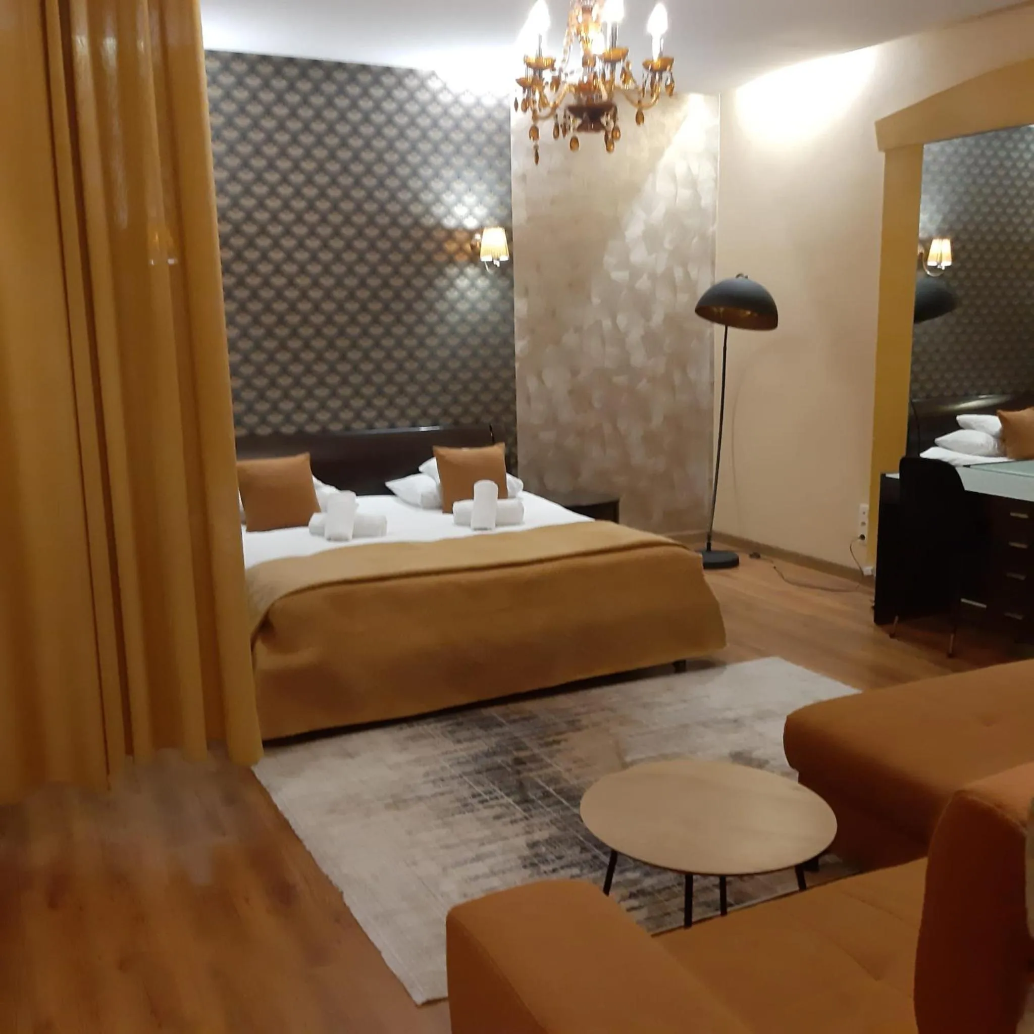 Bed in Hotel Wenecki