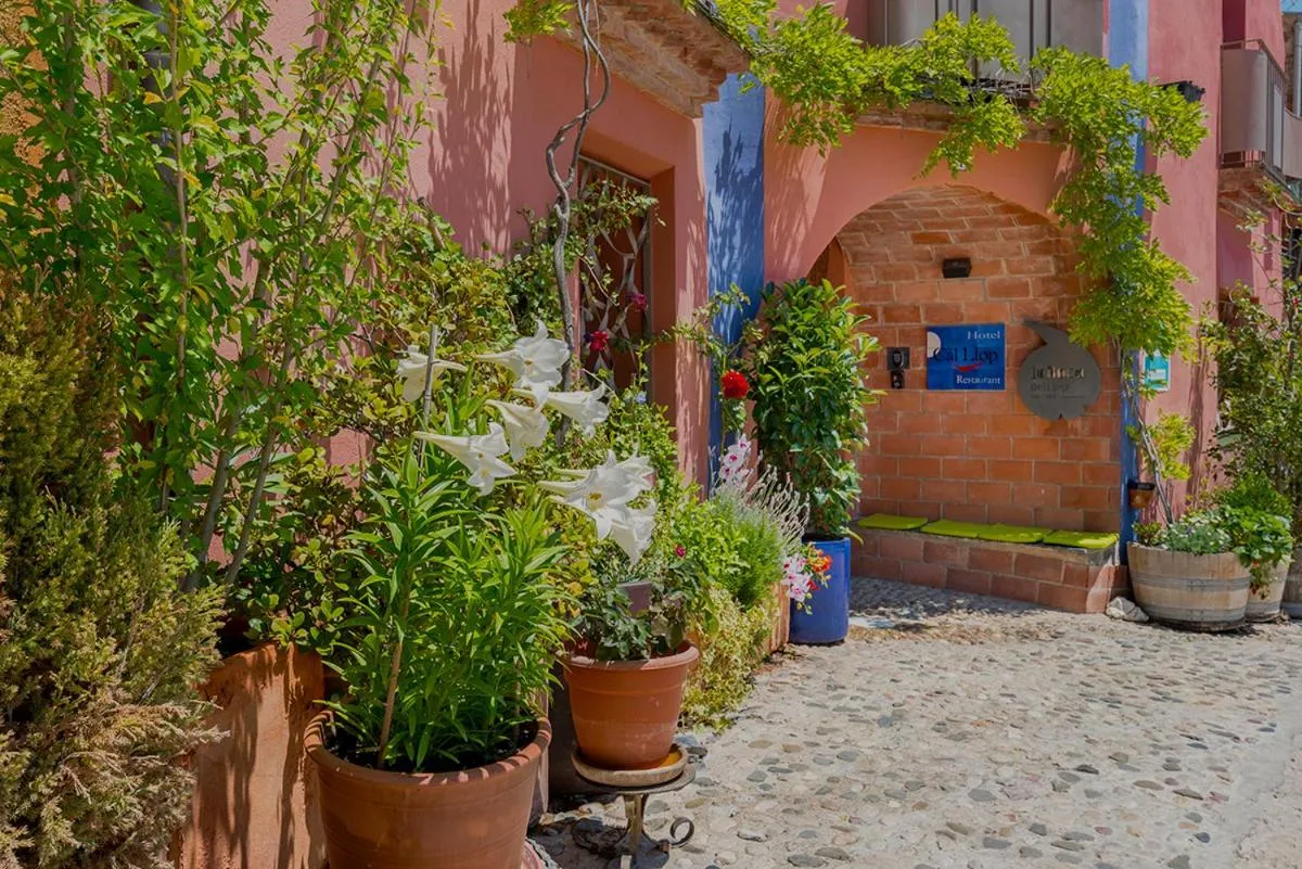 Facade/entrance in Hotel Cal Llop