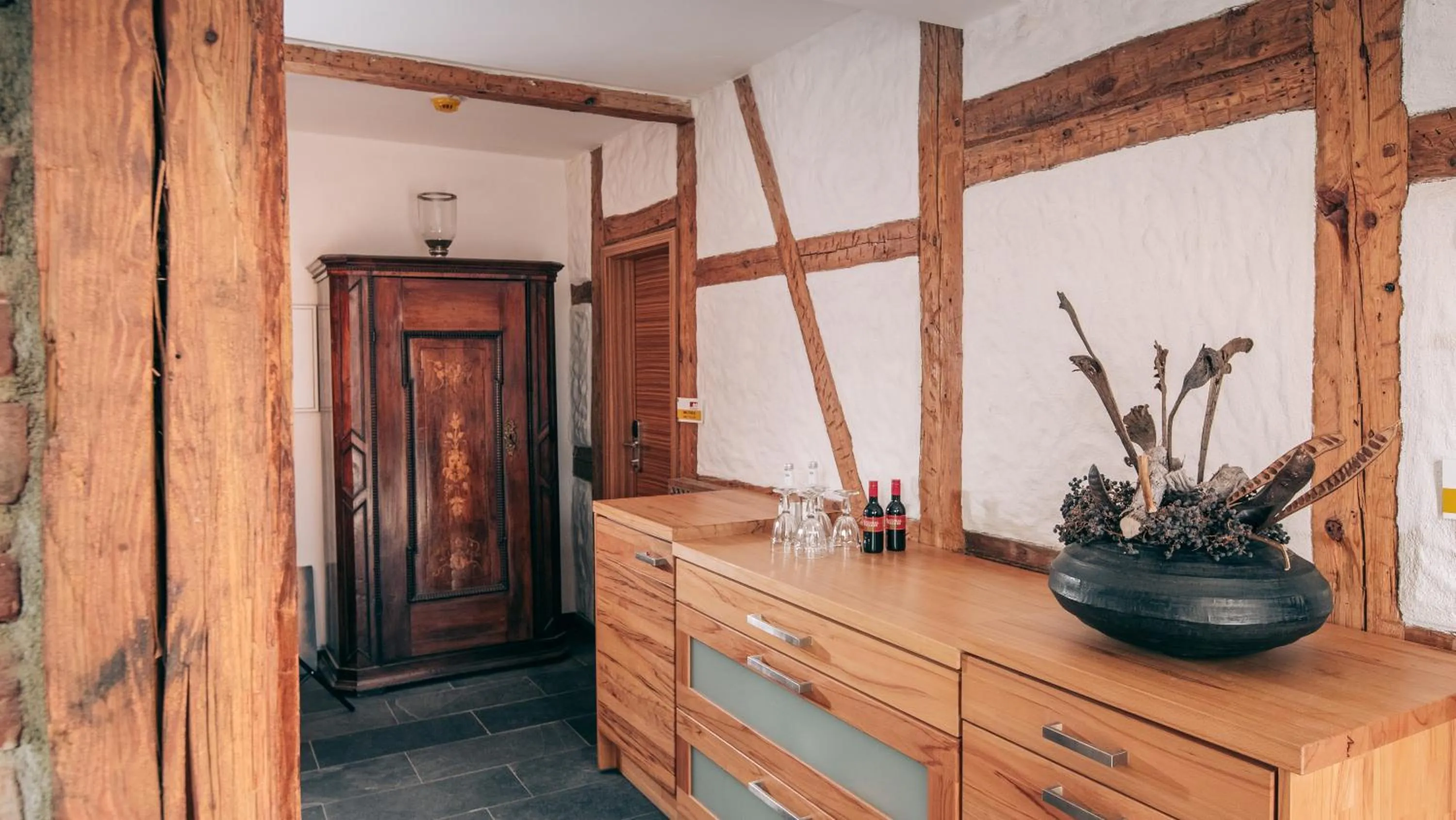 minibar in Biohotel Kunstquartier