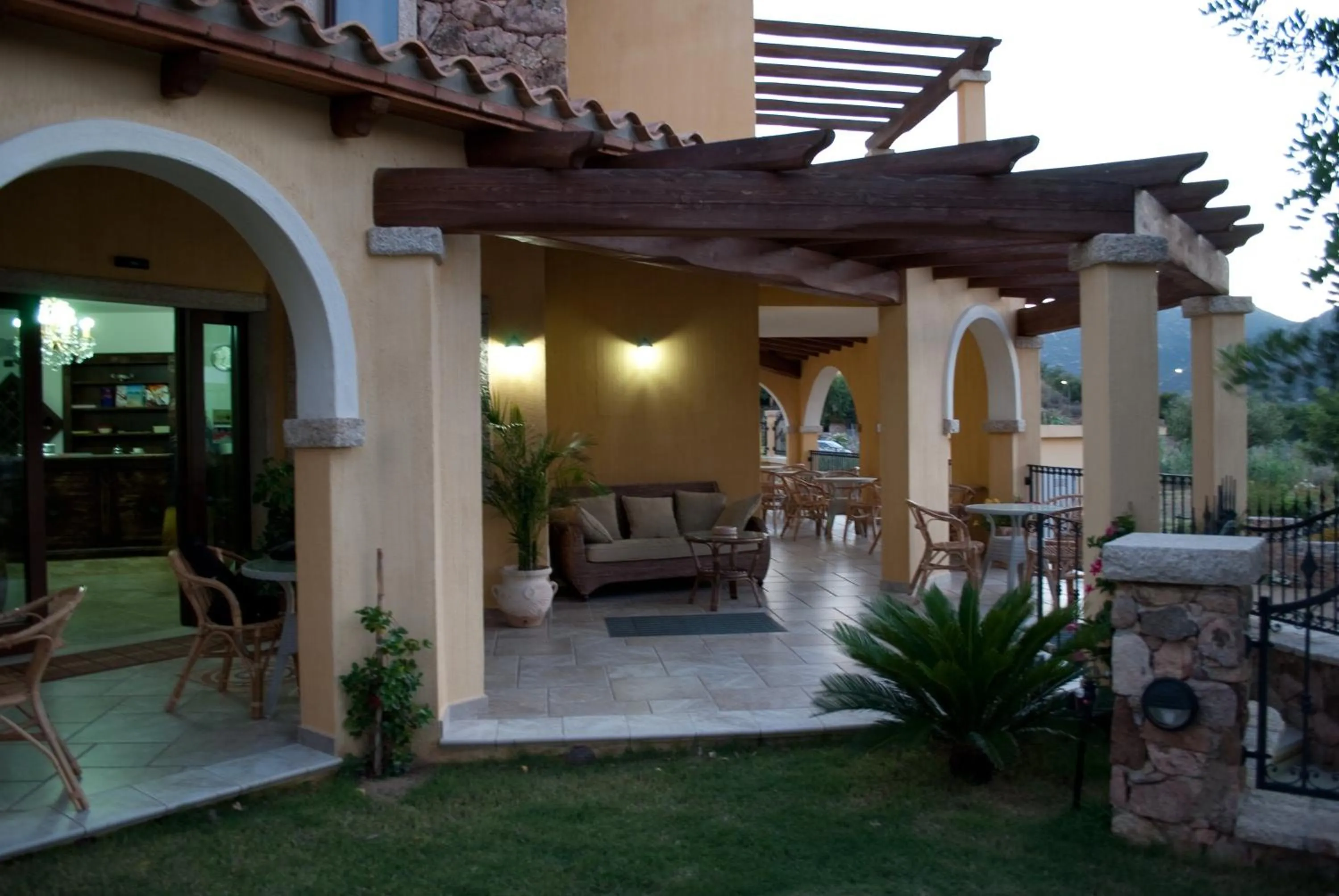 Patio in Hotel Sa Suergia