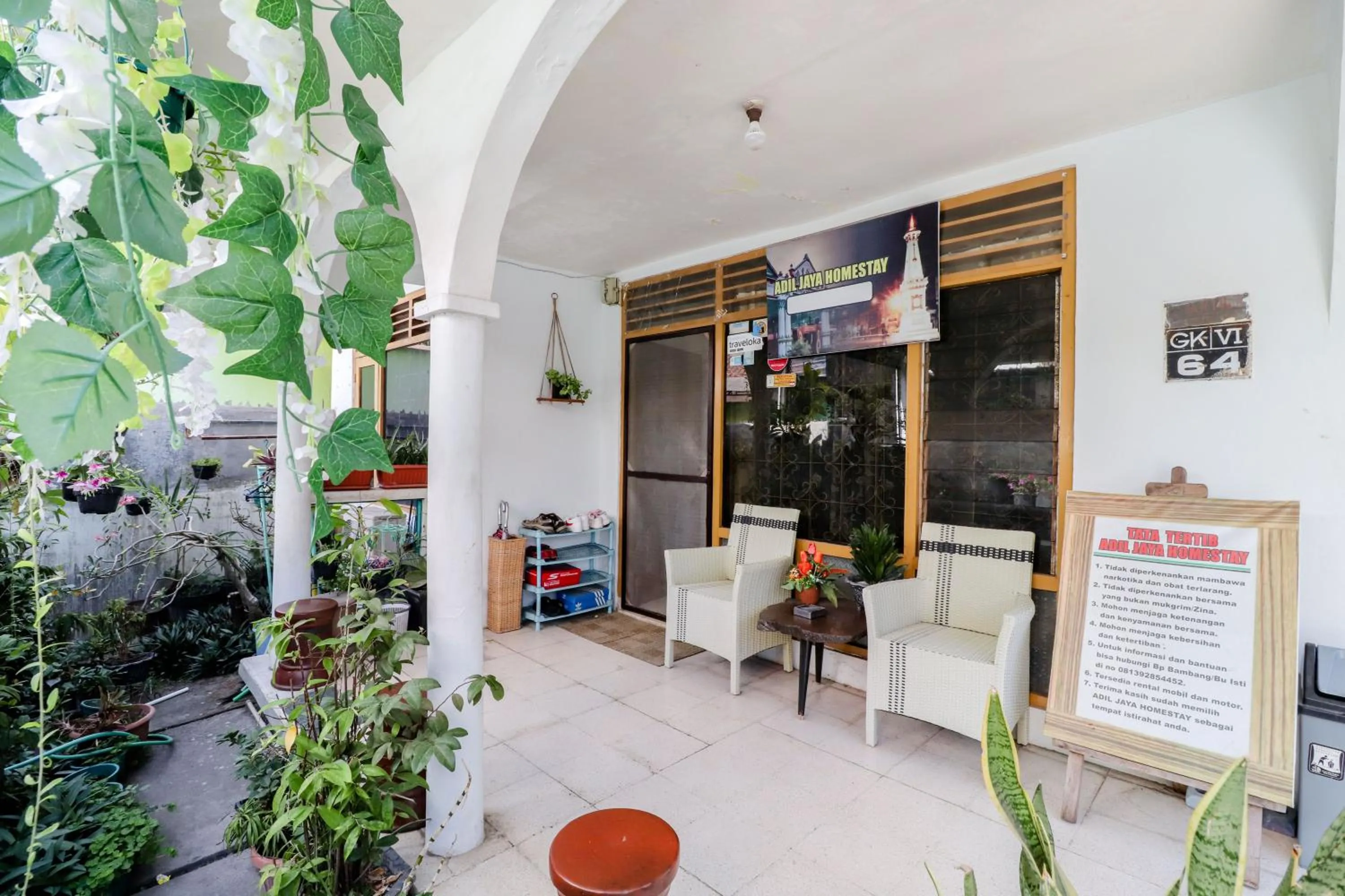 Property building in Adil Jaya Homestay