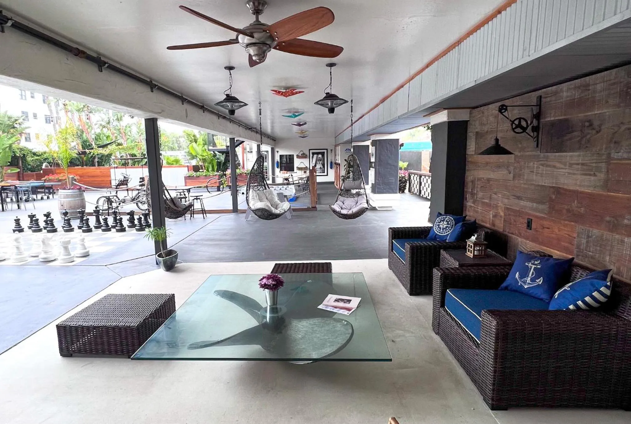 Seating area in Haley Hotel