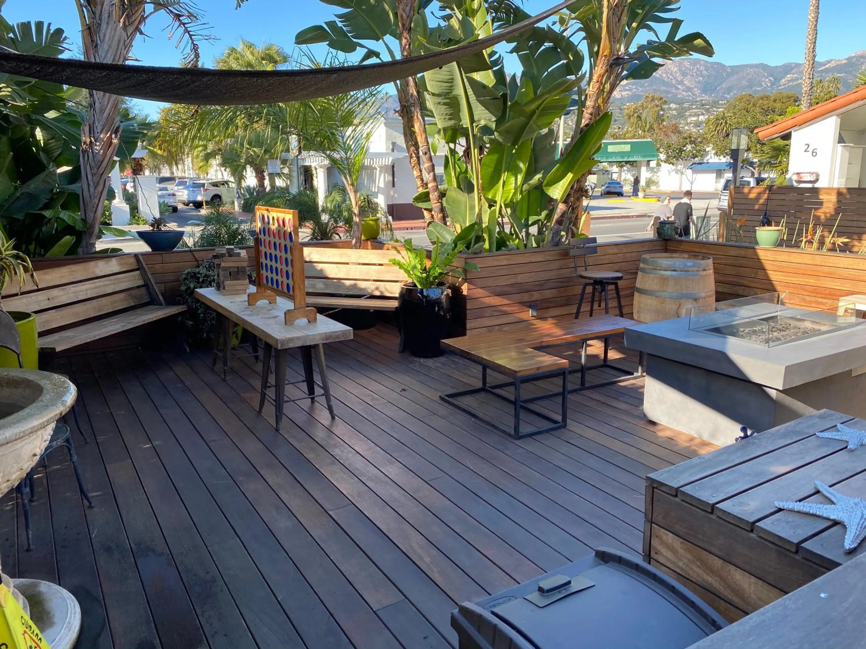 Patio in Haley Hotel