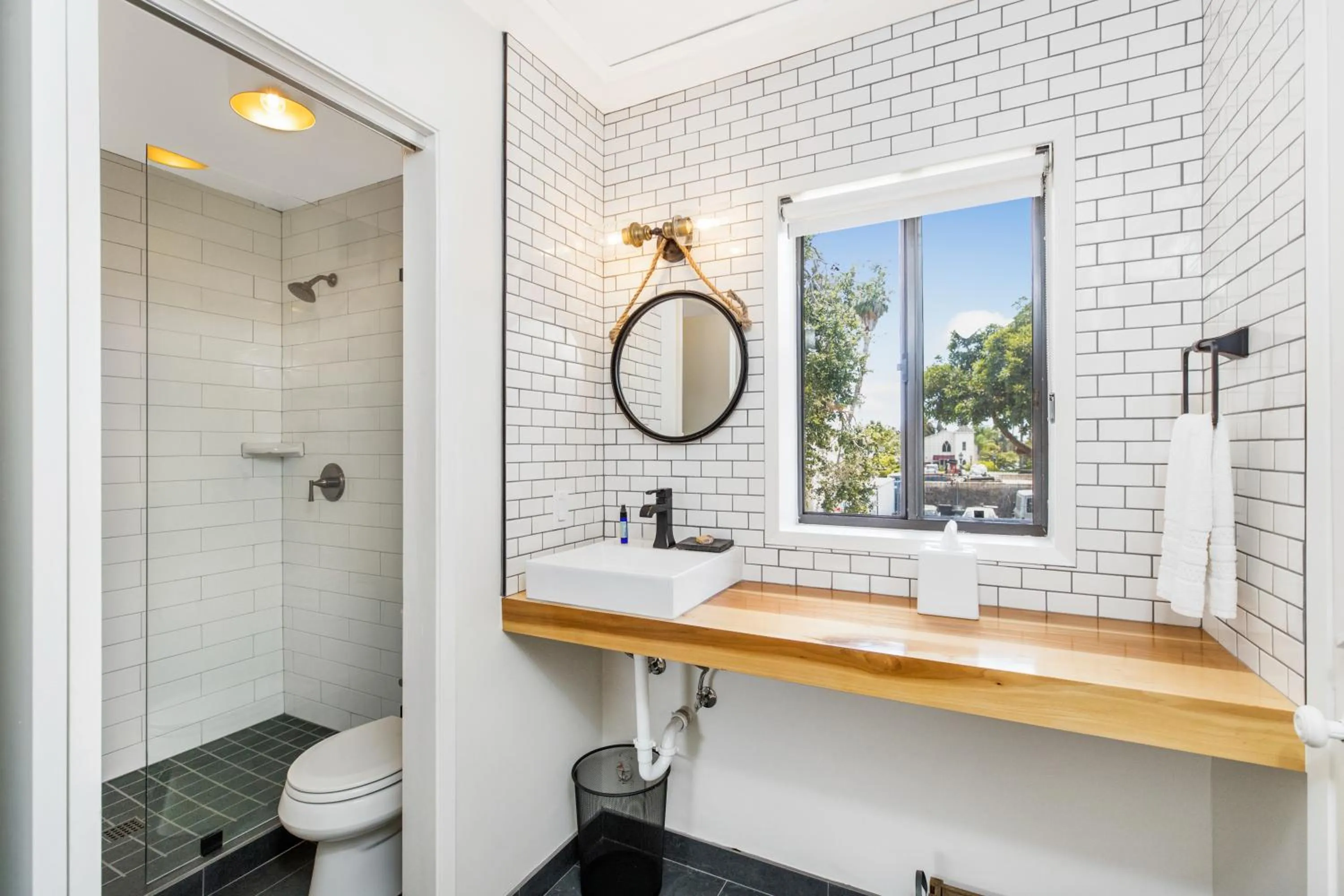 Shower in Haley Hotel