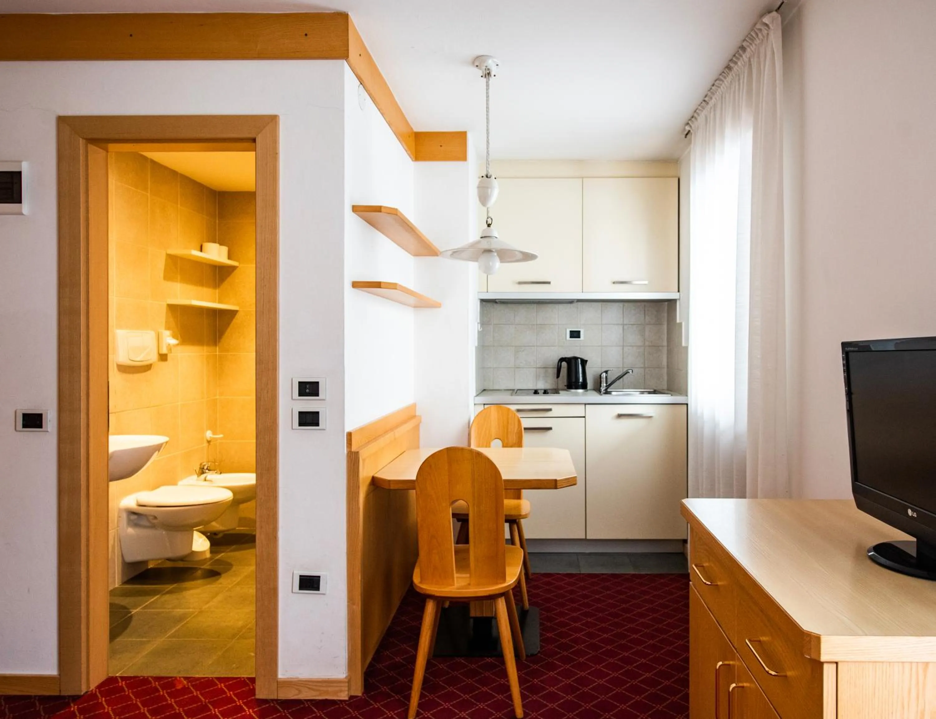 Kitchen or kitchenette in Residence Contrin