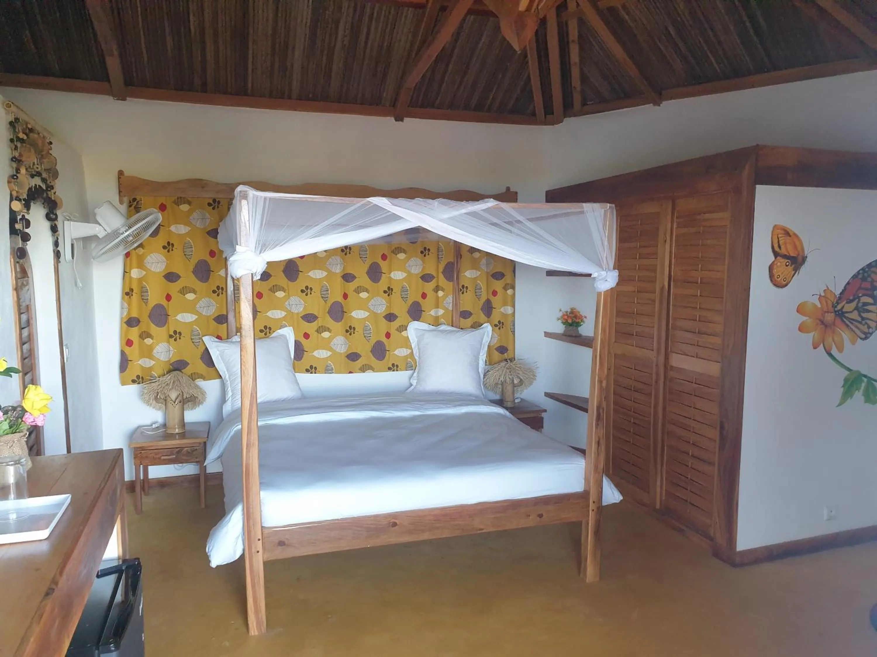 Bed in villa nosy détente