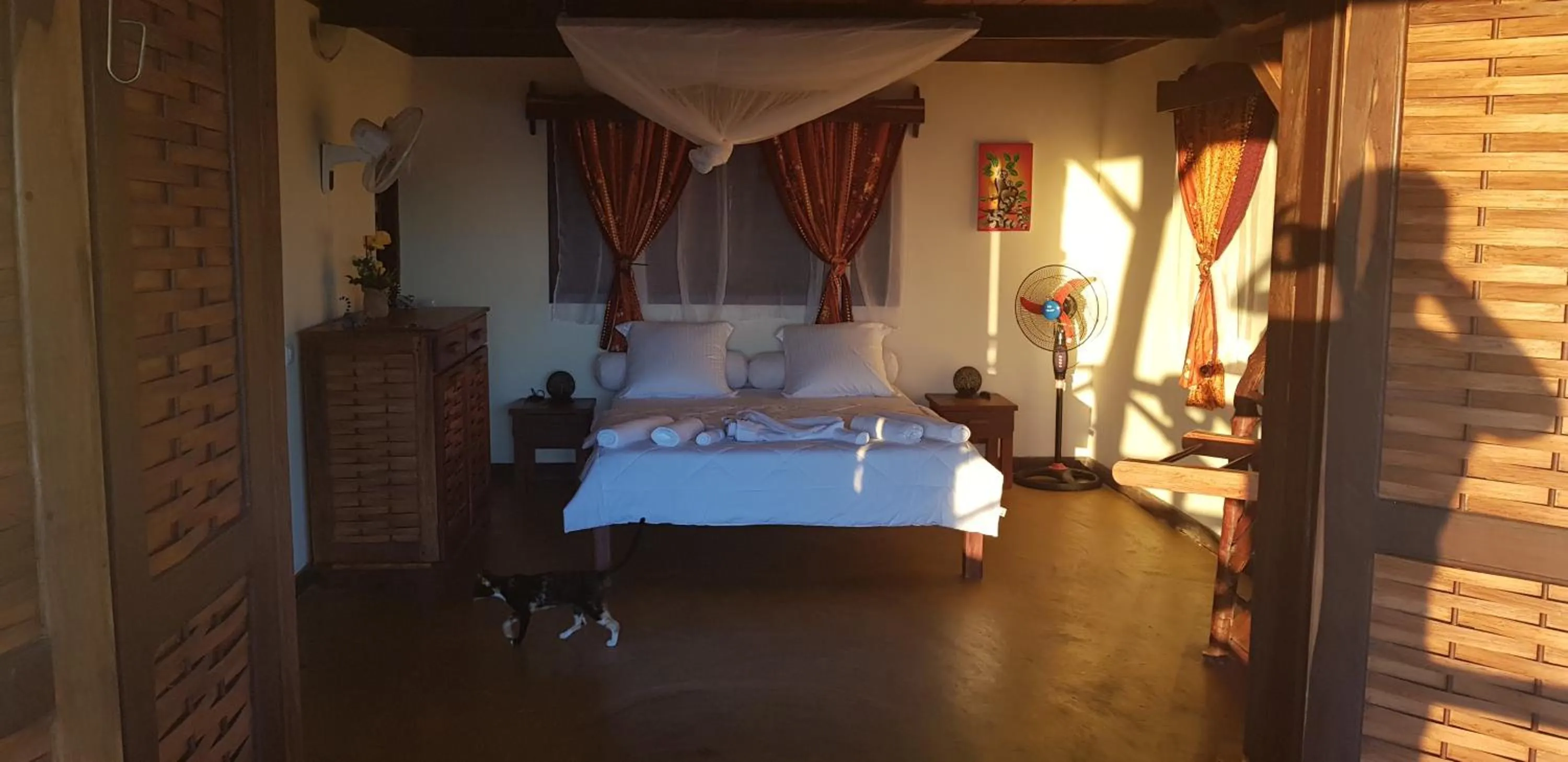 Bed in villa nosy détente