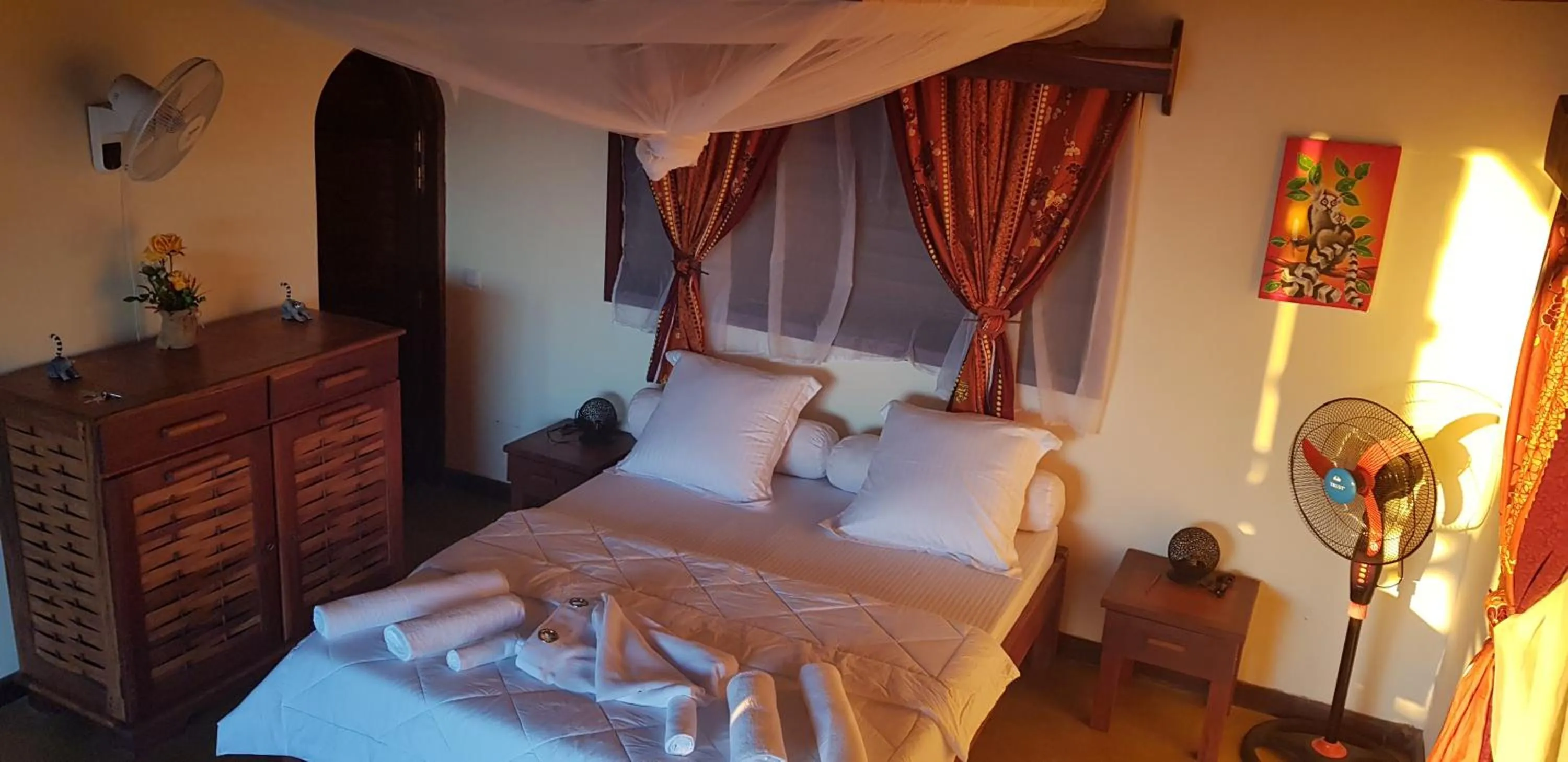 Bed in villa nosy détente