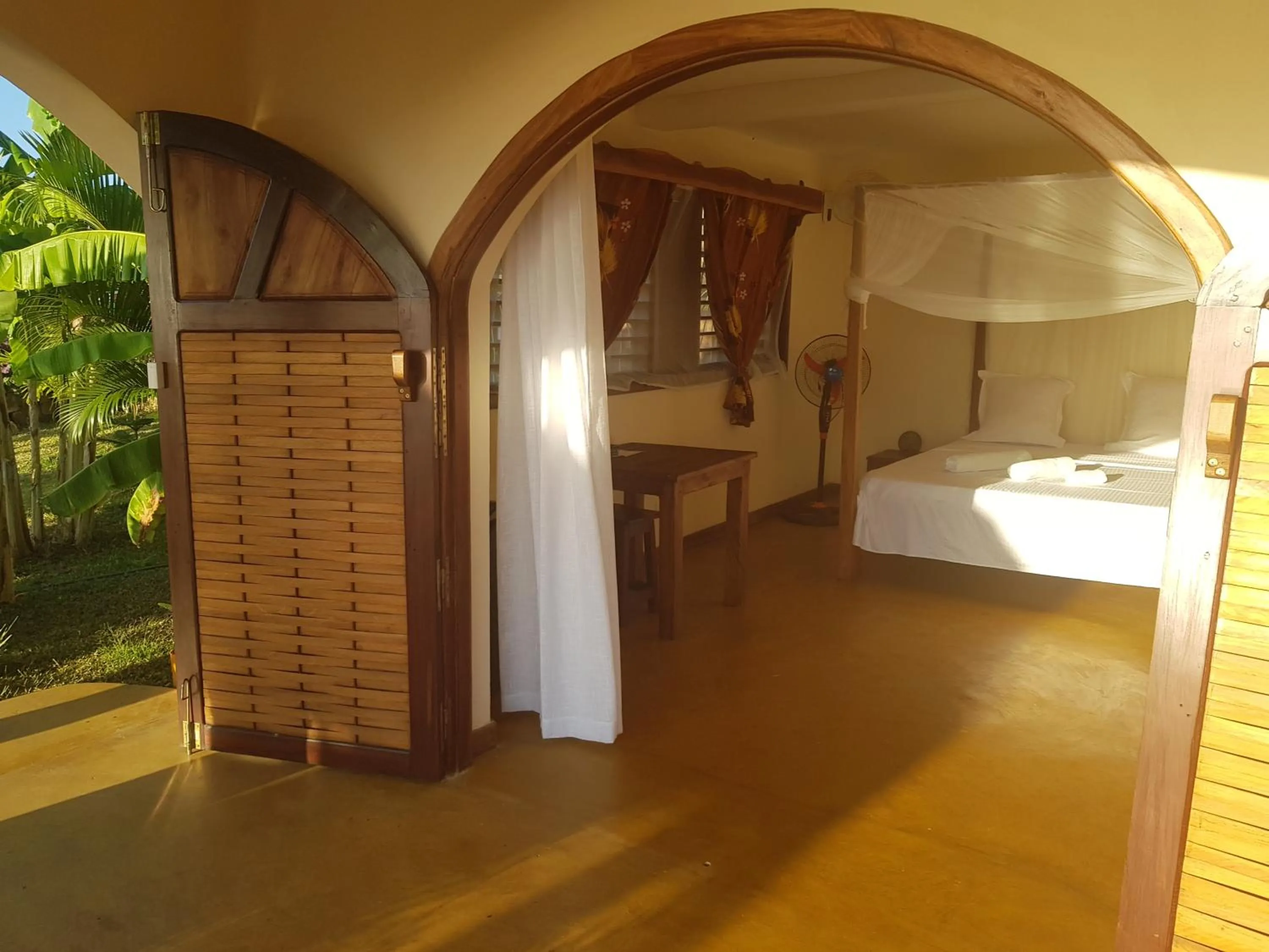 Bed in villa nosy détente