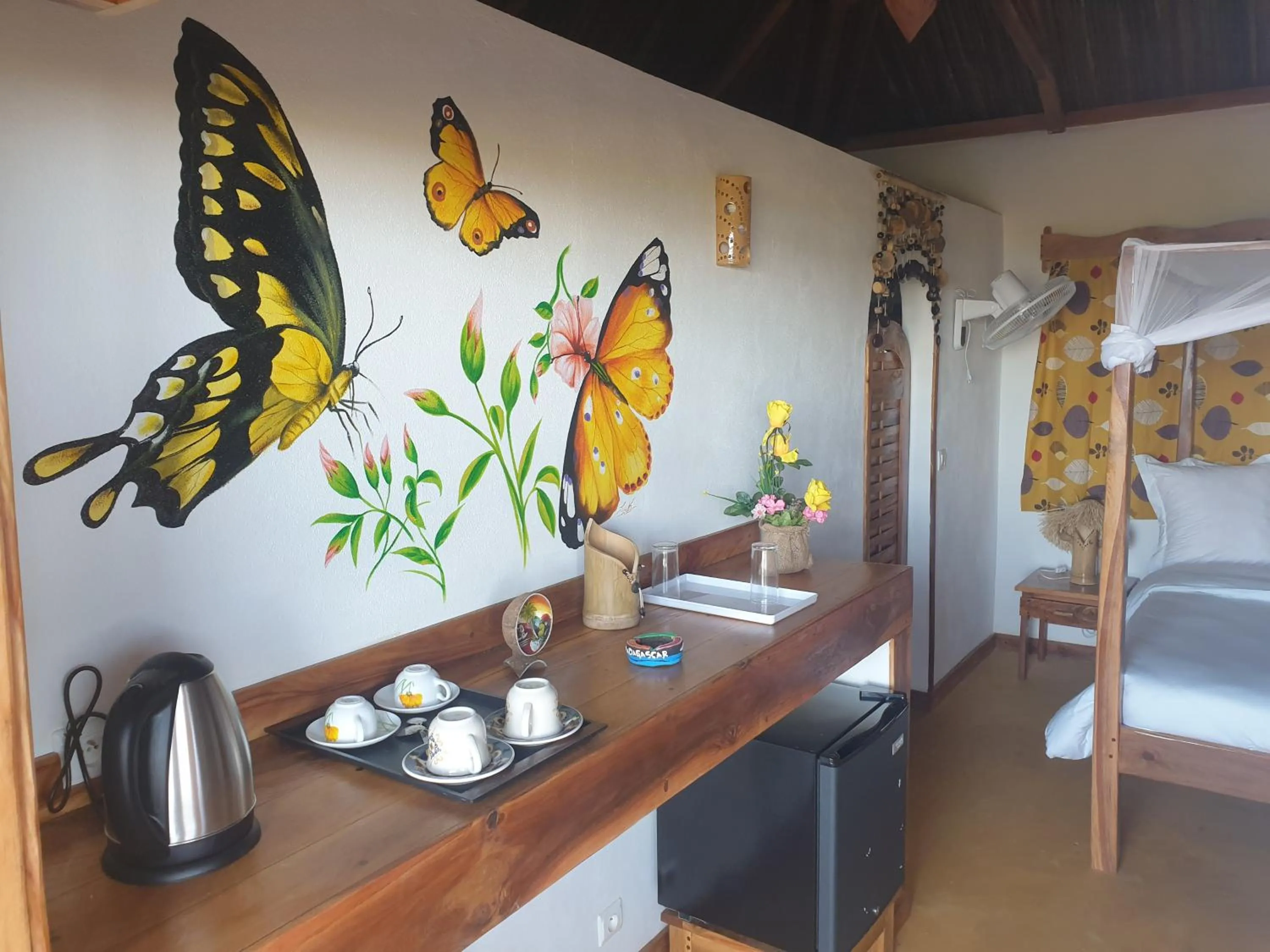 Bed in villa nosy détente