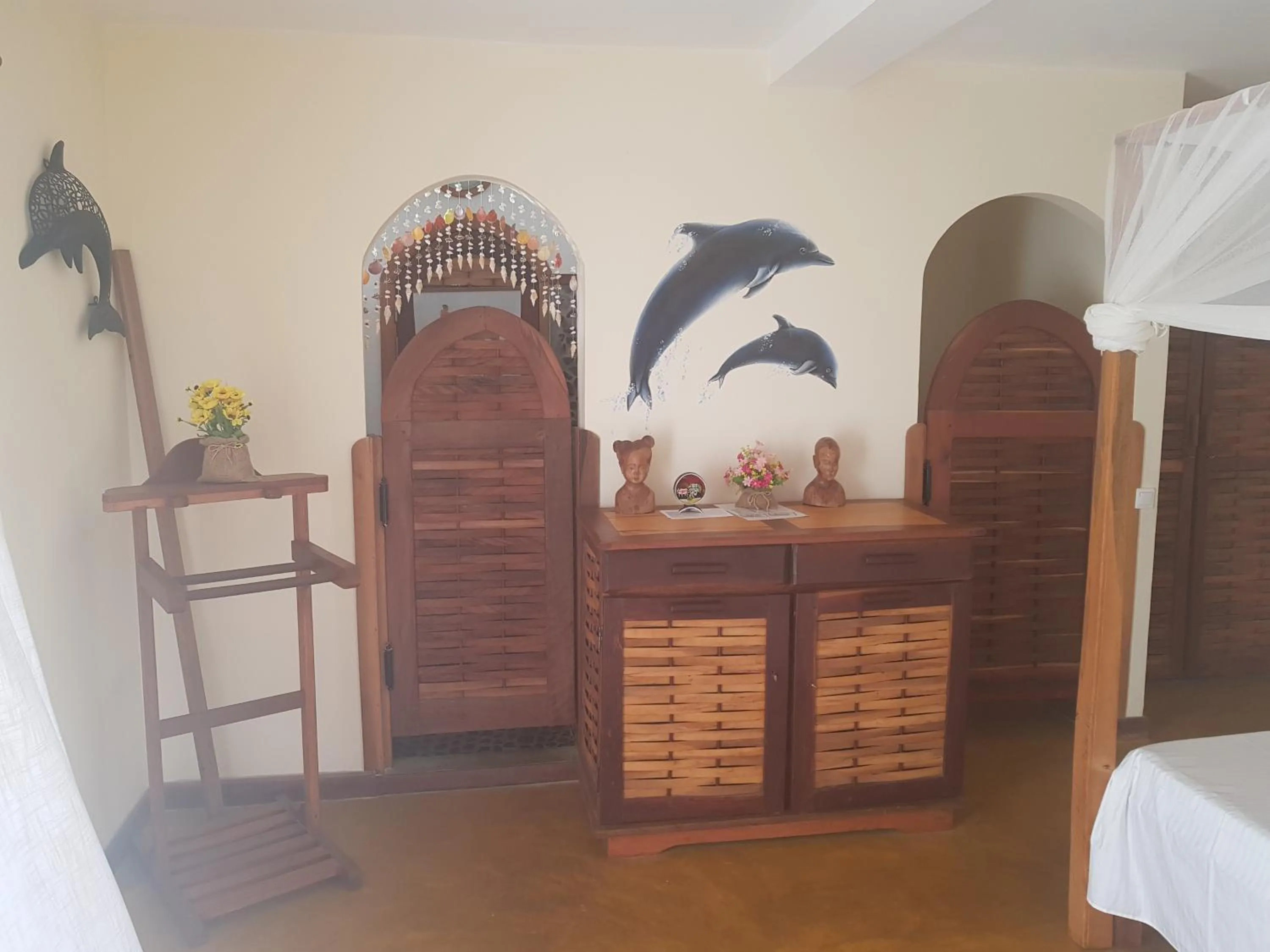 Bed in villa nosy détente