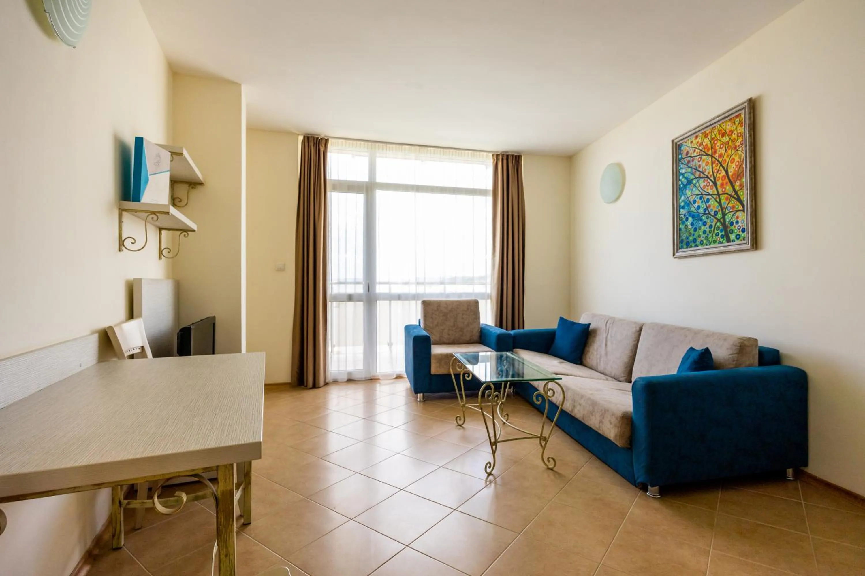 One-Bedroom Apartment with Balcony and Sea View (3 Adults + 1 Child) - Free Beach Access - Main Building in Royal Bay Resort & Aqua Park - All Inclusive and Free beach accsess