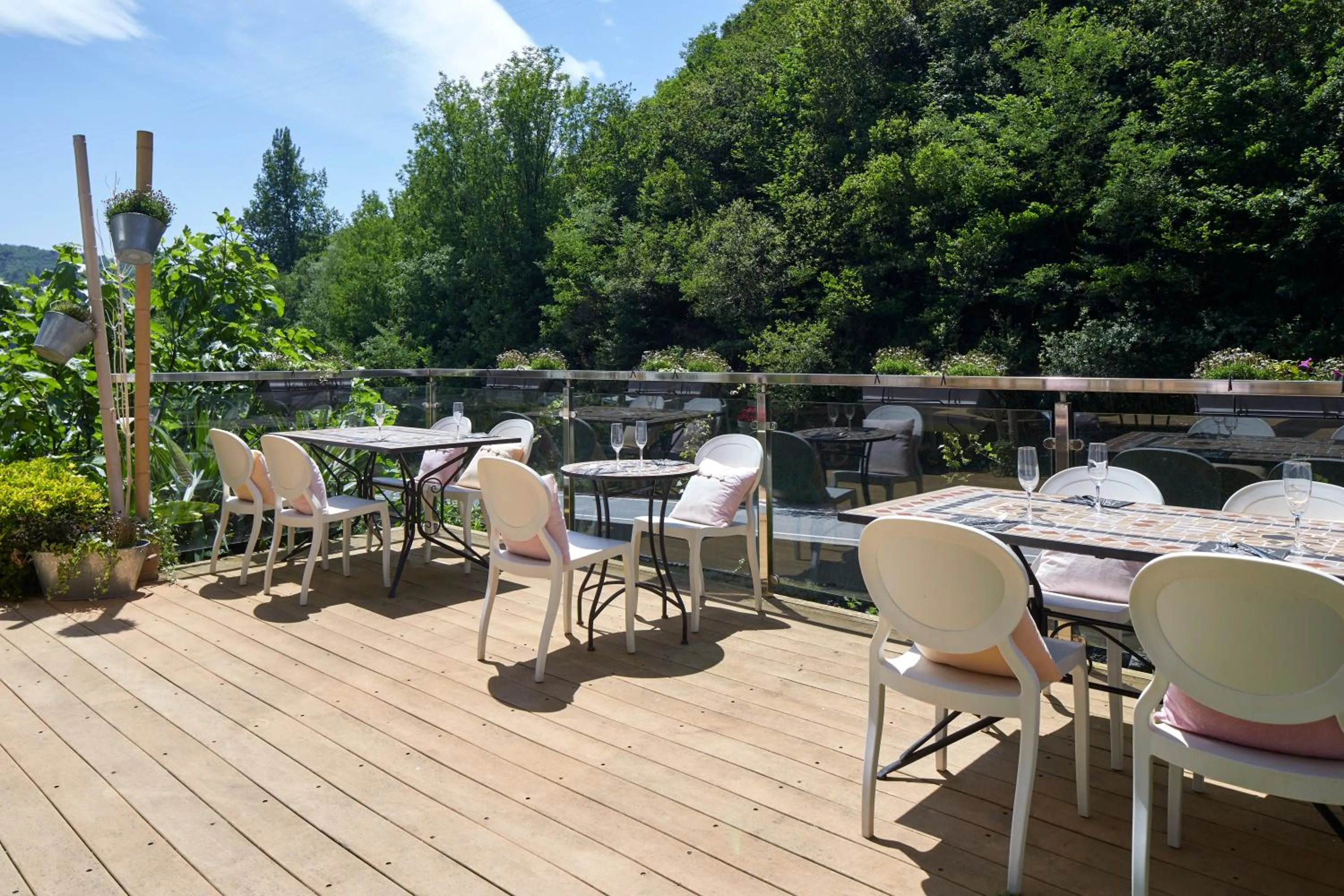 Balcony/Terrace in Hotel Boutique Txanka Erreka PARKING INCLUIDO