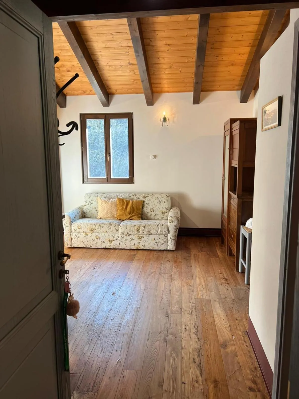 Living room, Bed in Agriturismo Rio Verde