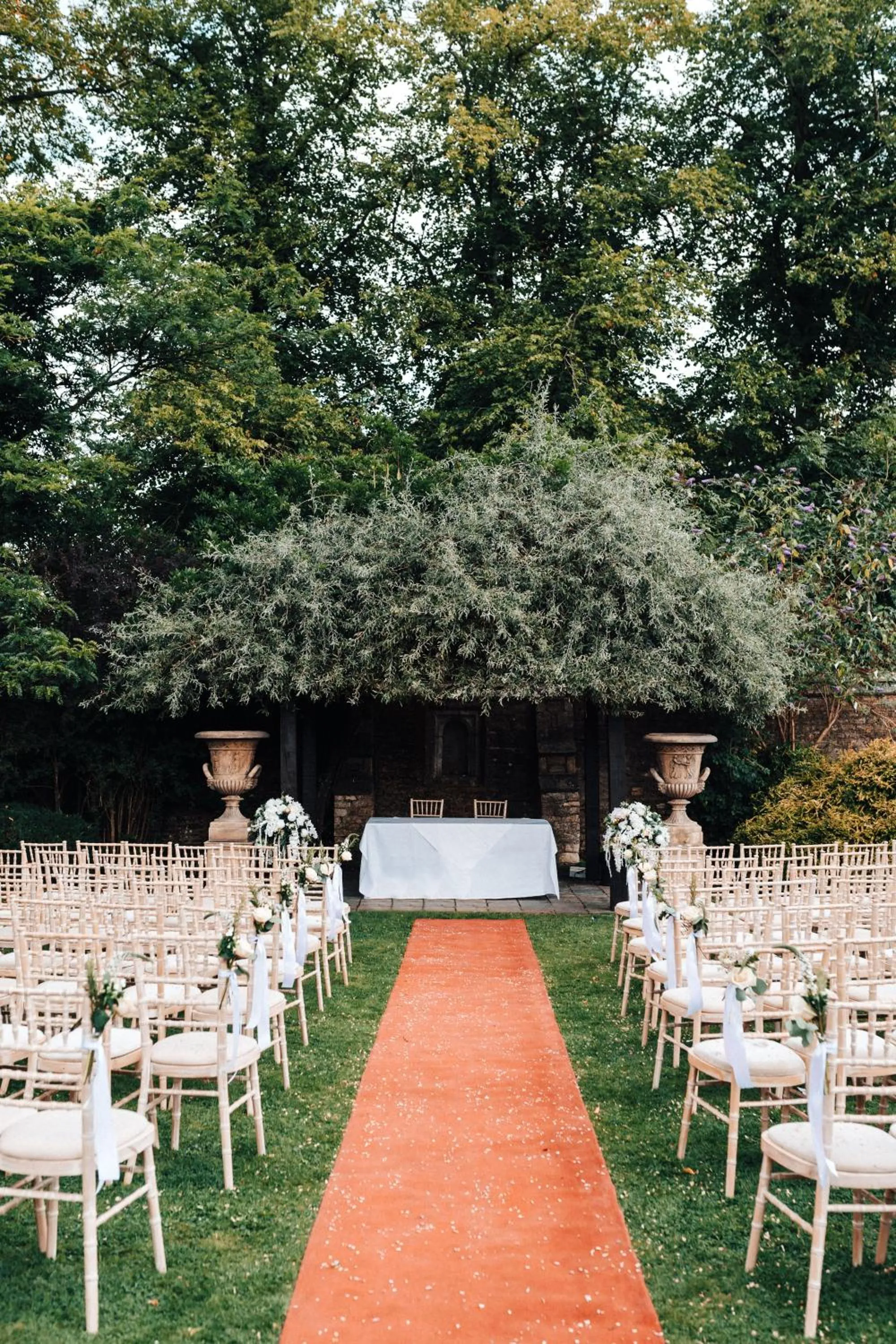 Garden view in Weston Manor Hotel