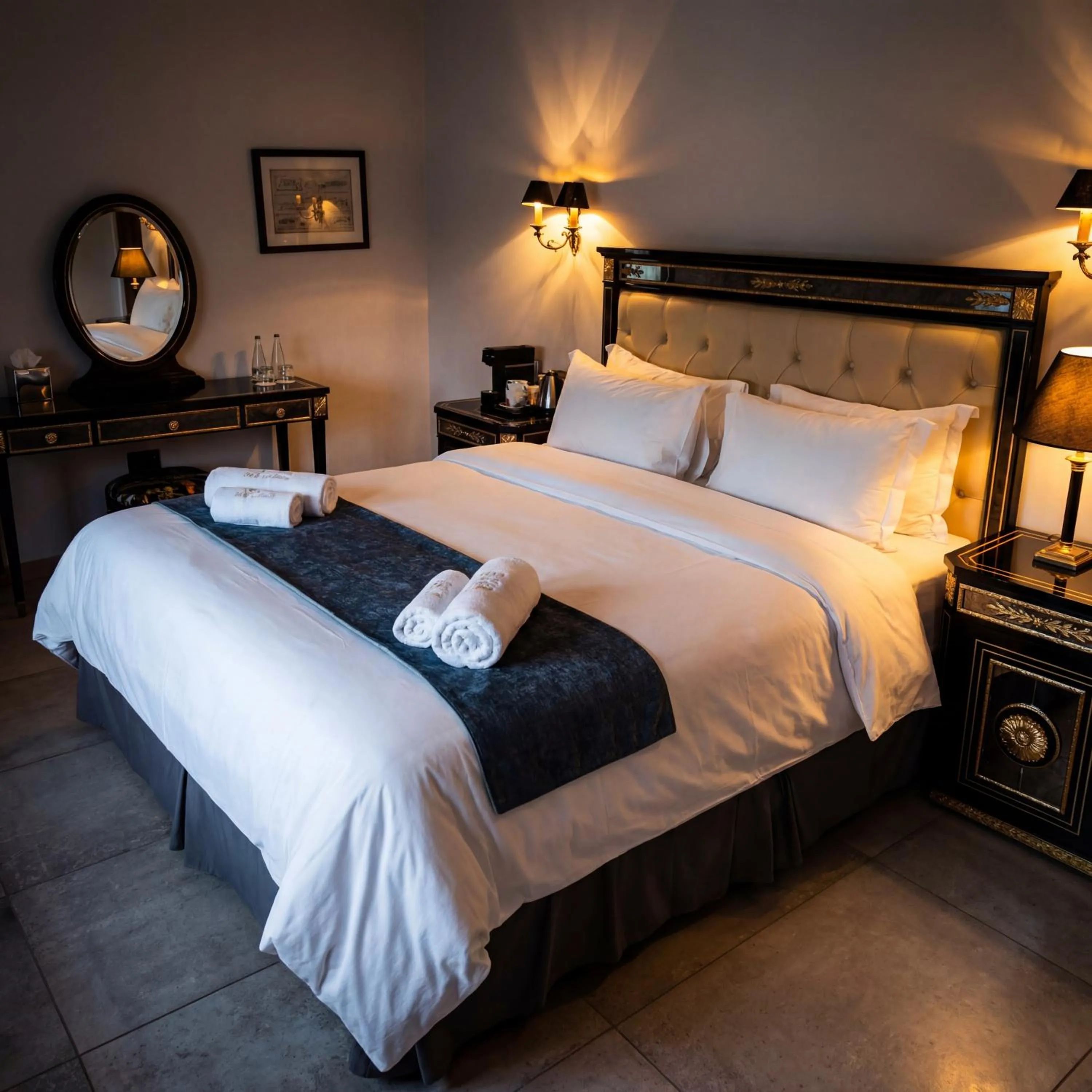 Bed in Weston Manor Hotel