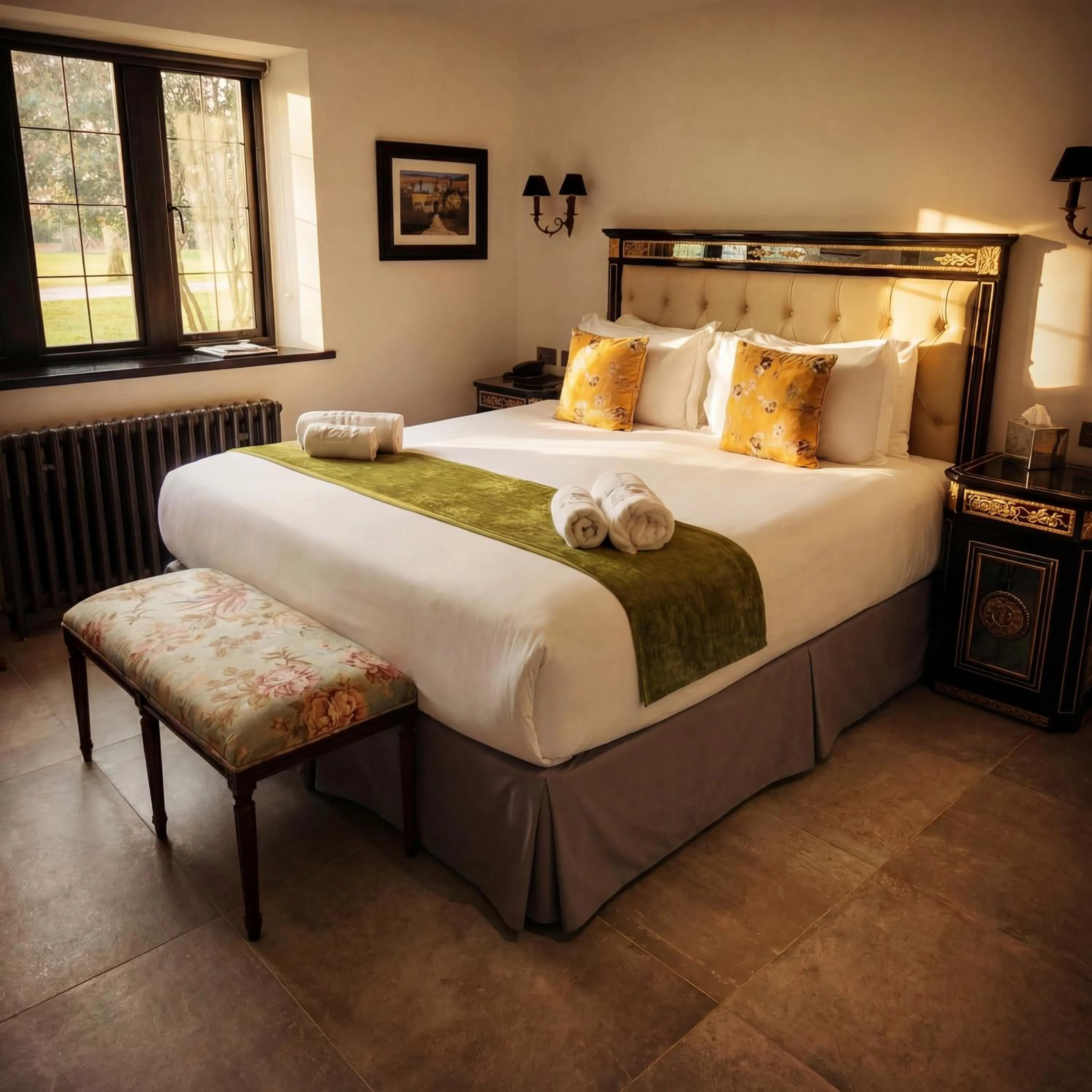 Bed in Weston Manor Hotel