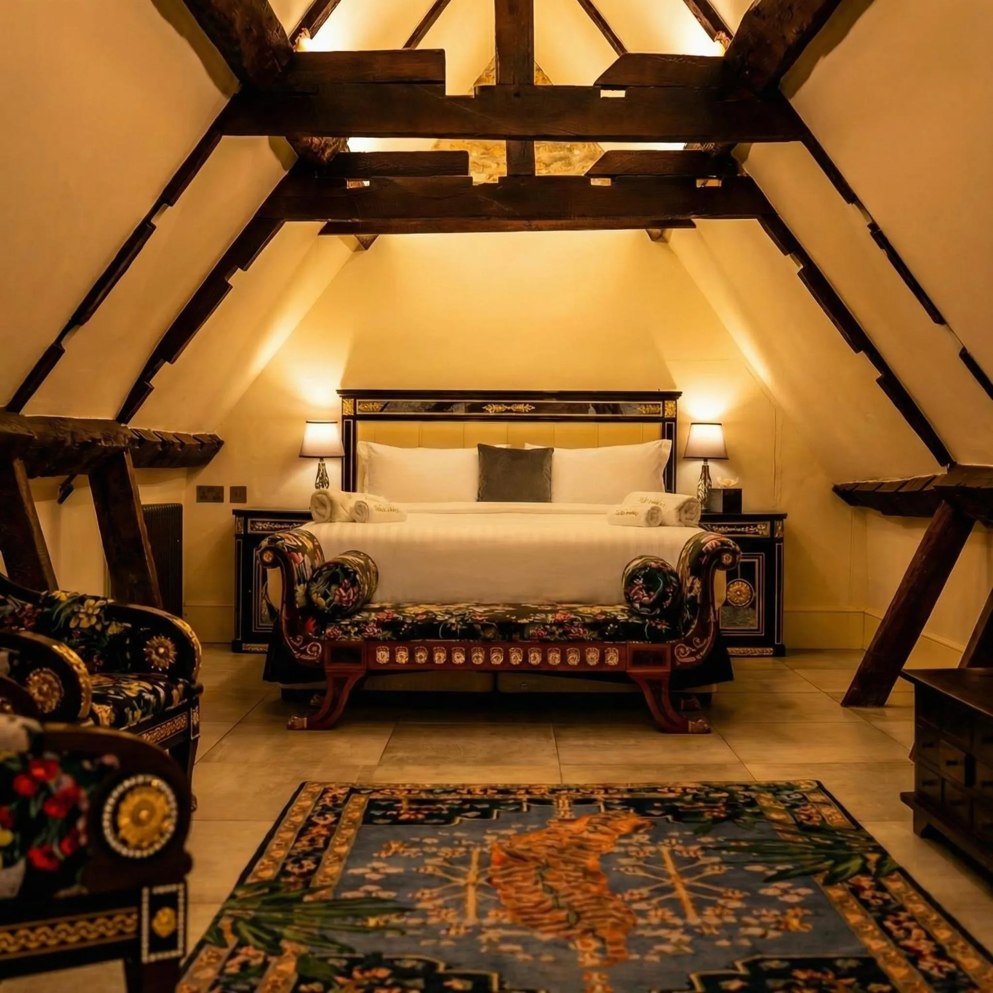 Bed in Weston Manor Hotel