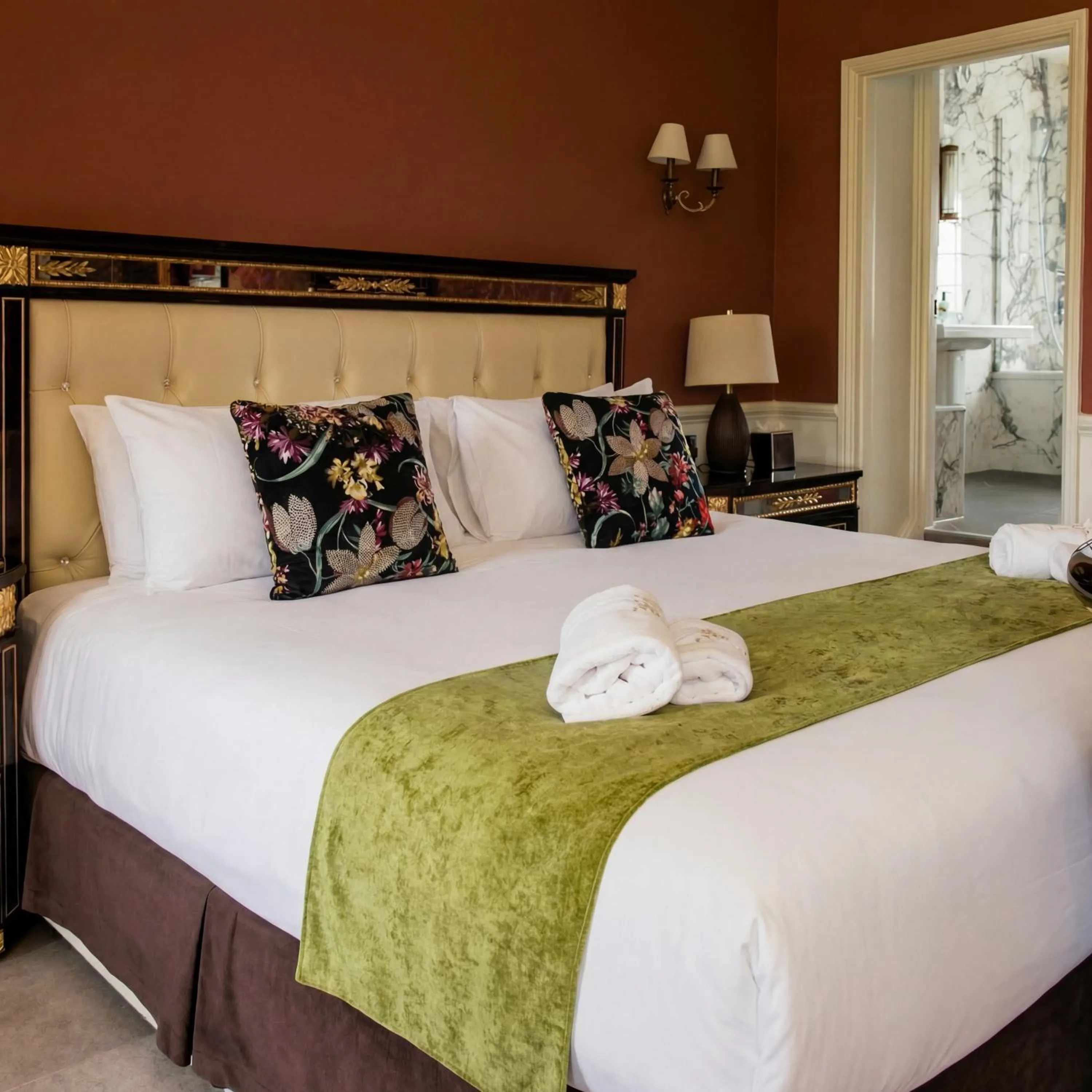 Bed in Weston Manor Hotel