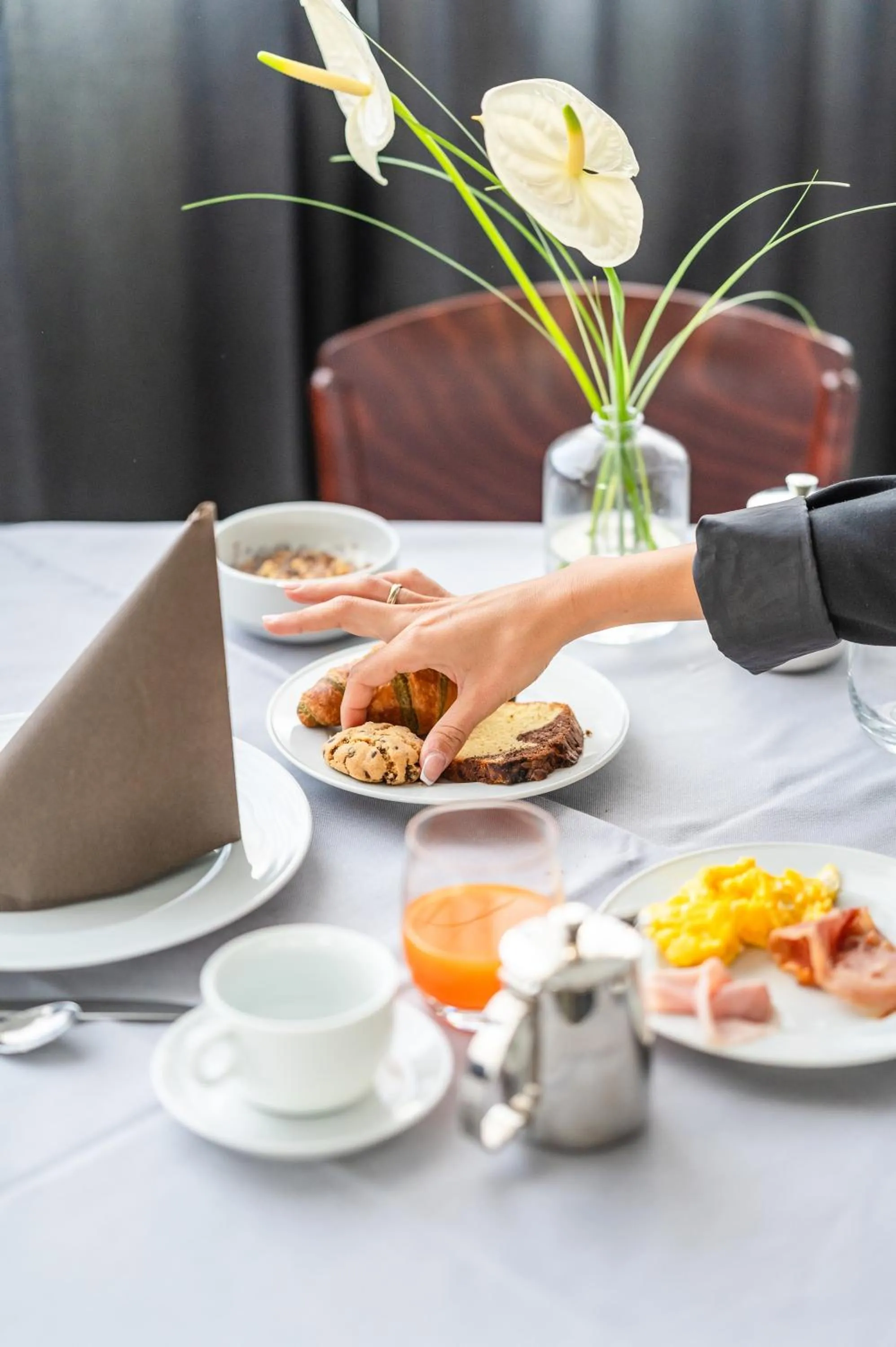 Buffet breakfast in Hotel Europa