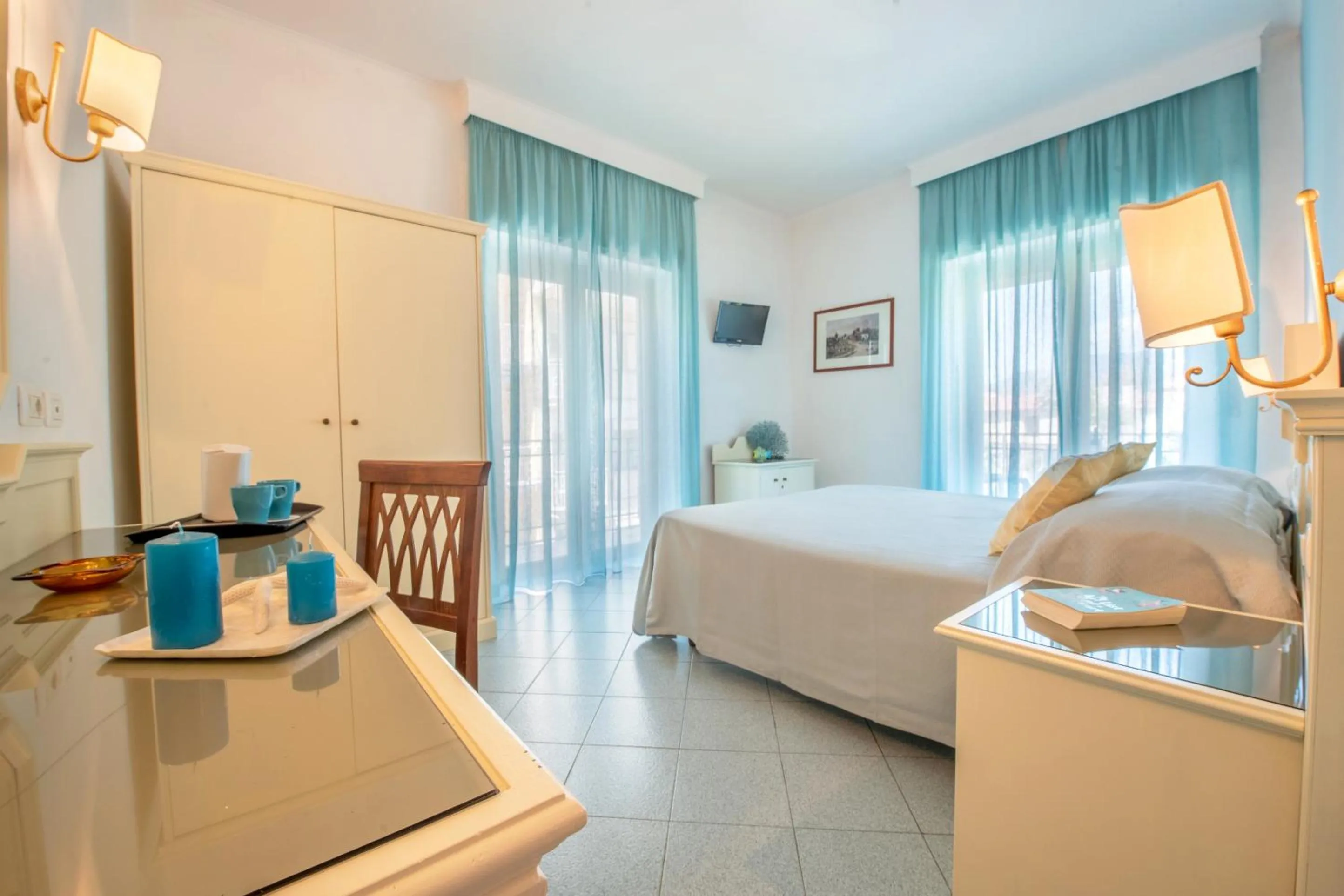 Bed in Hotel Ascot Sorrento