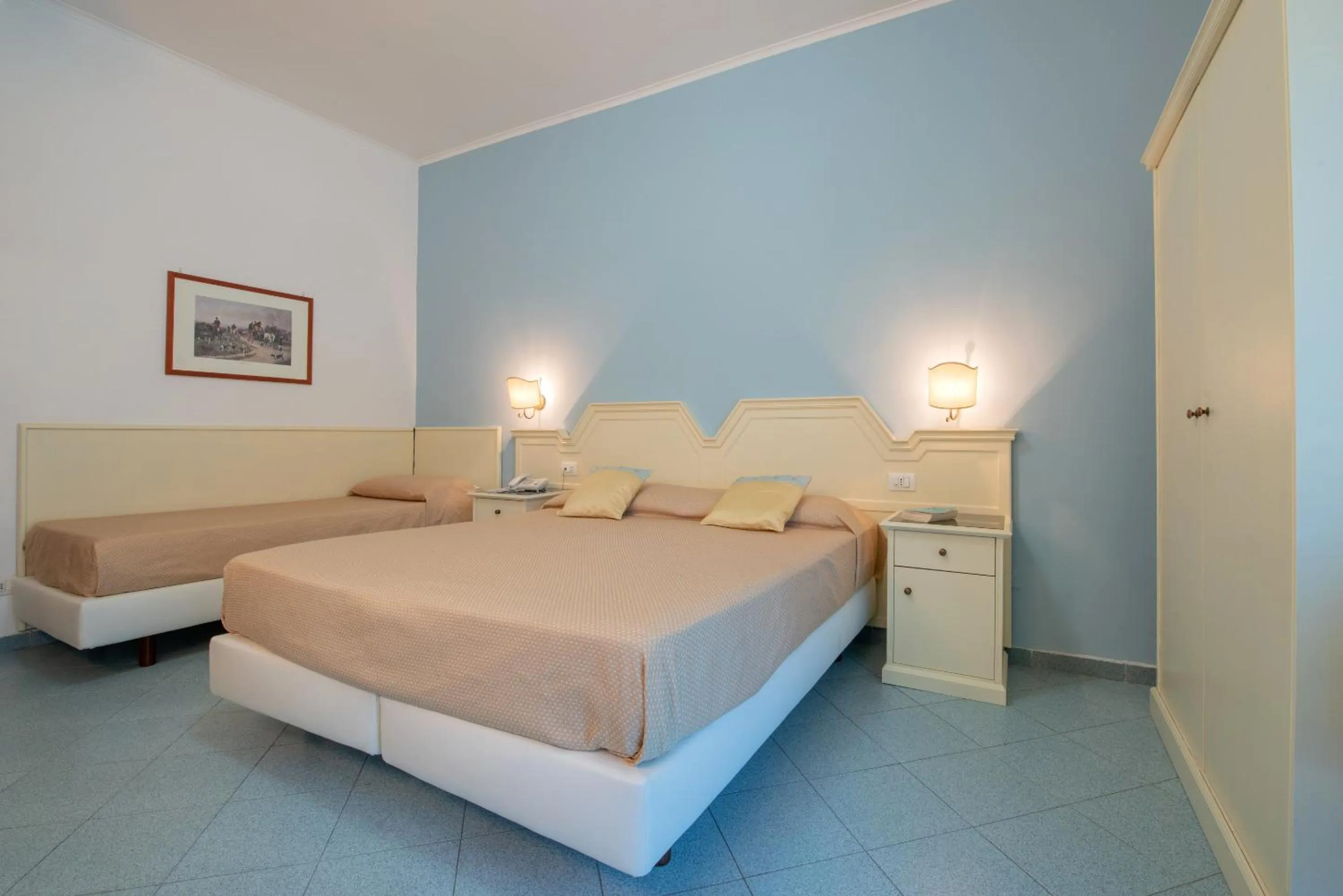 Bed in Hotel Ascot Sorrento