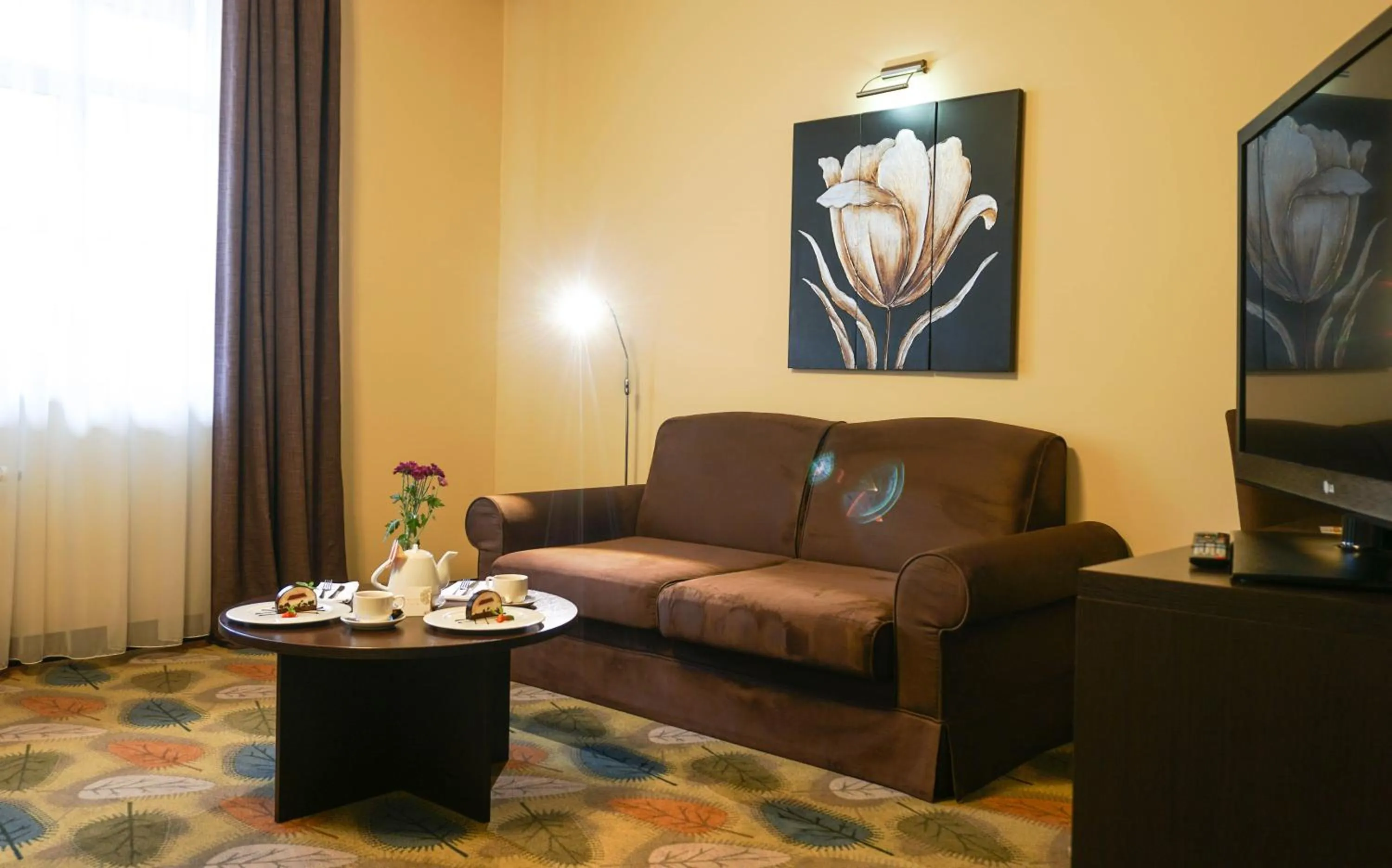 Living room in Park-Hotel Golosievo