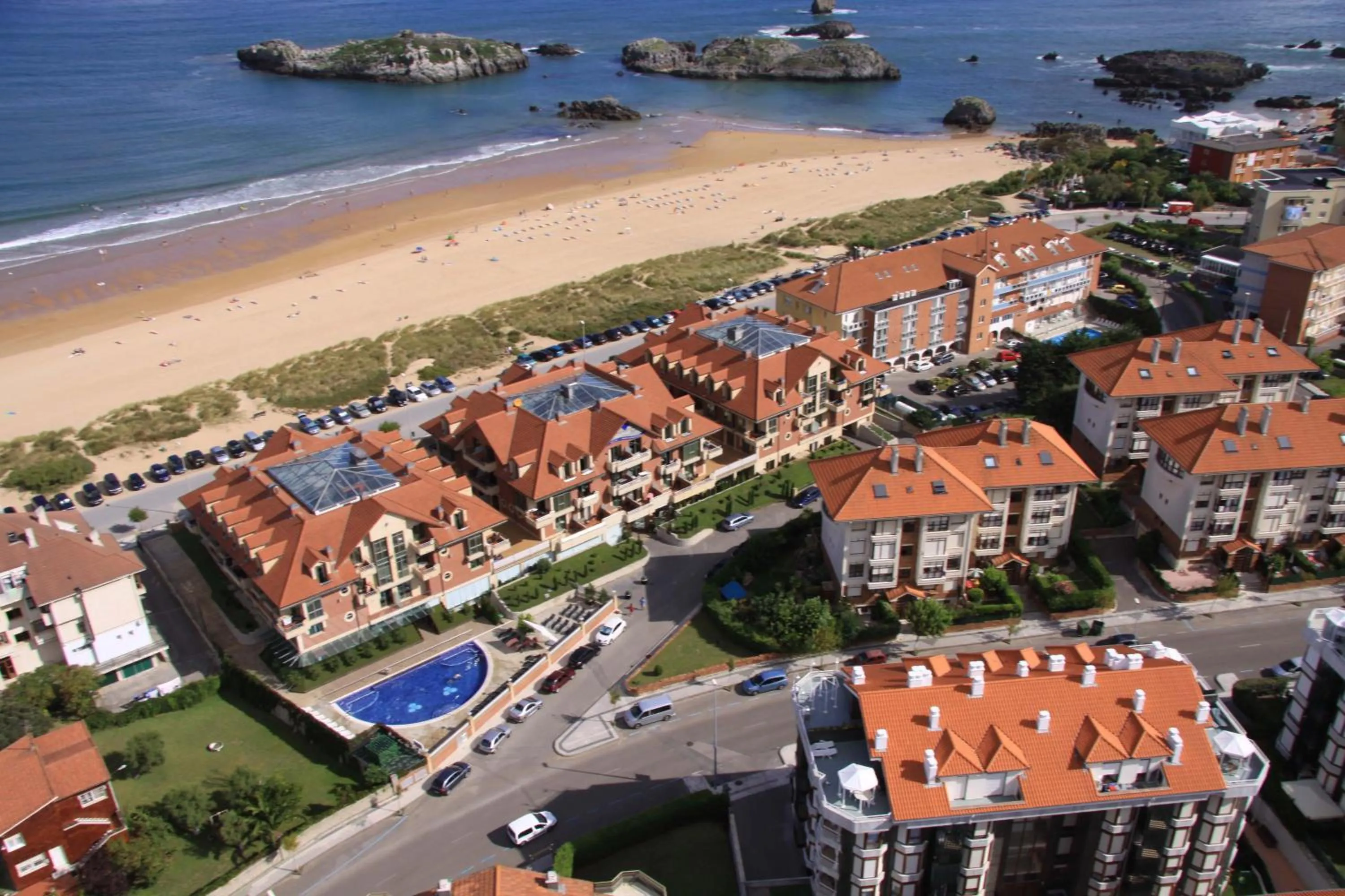 Bird's eye view in Hotel Marítimo Ris con garaje