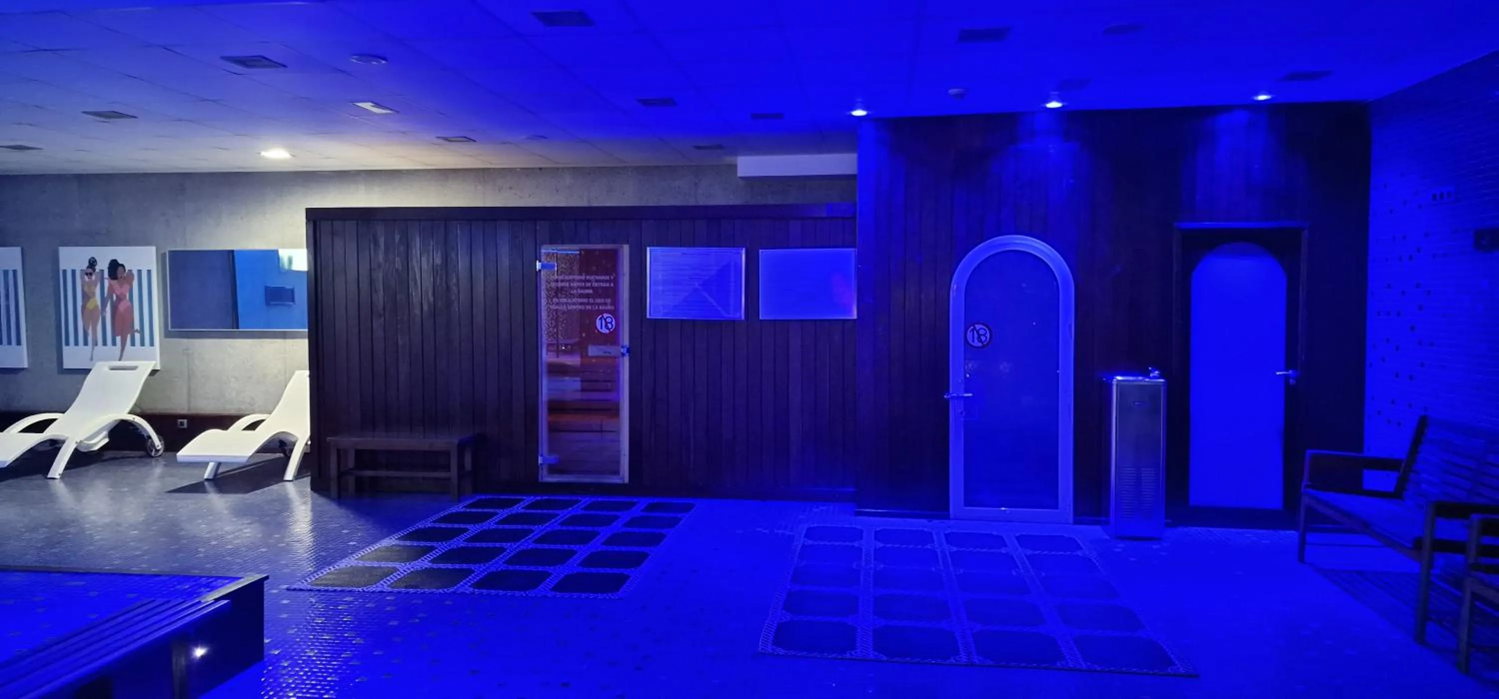 Sauna in Hotel Marítimo Ris con garaje