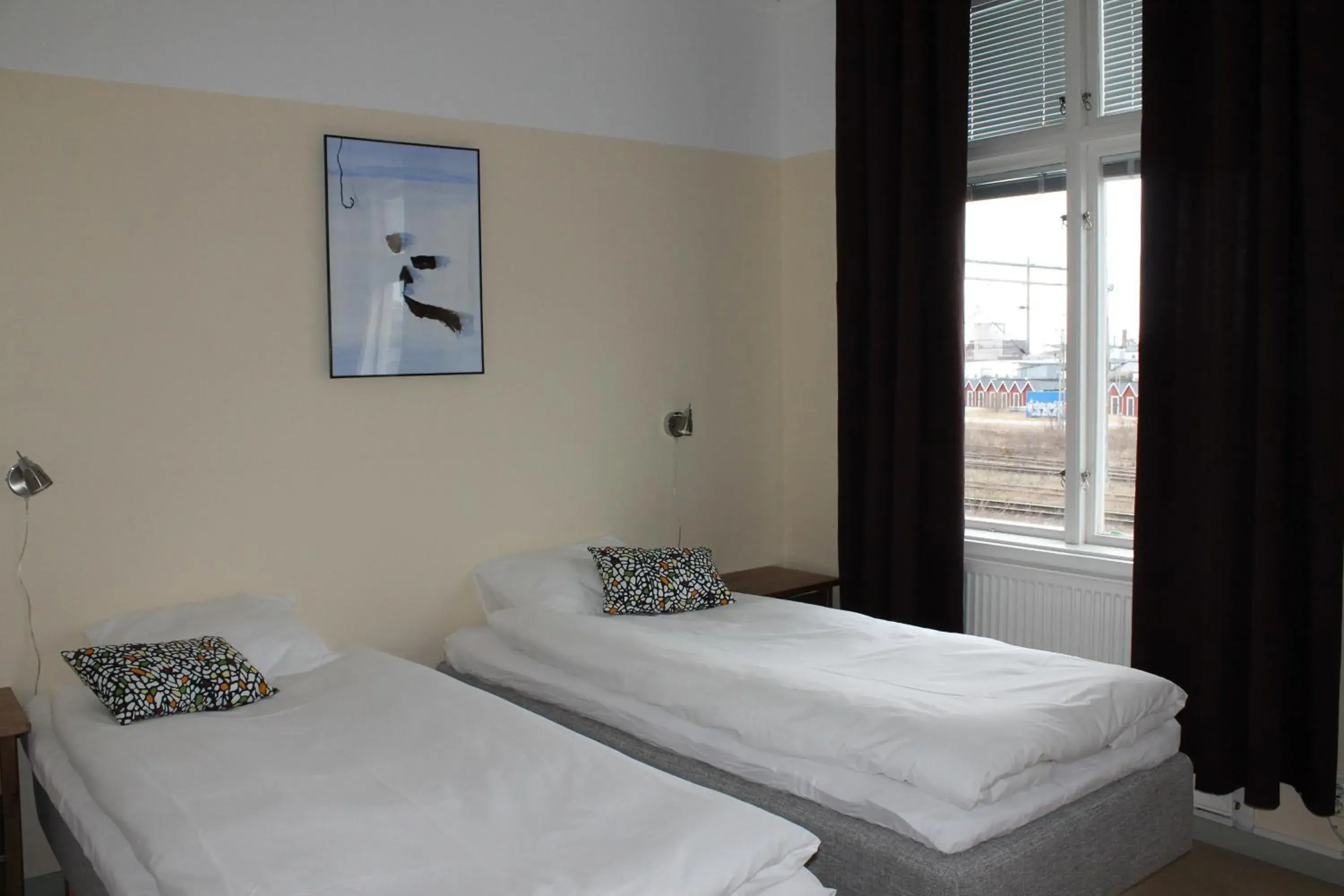 Twin Room with Shared Bathroom - single occupancy in Stationshusets Hotell och Café Twin Room with Shared Bathroom - single occupancy in Stationshusets Hotell och Café
