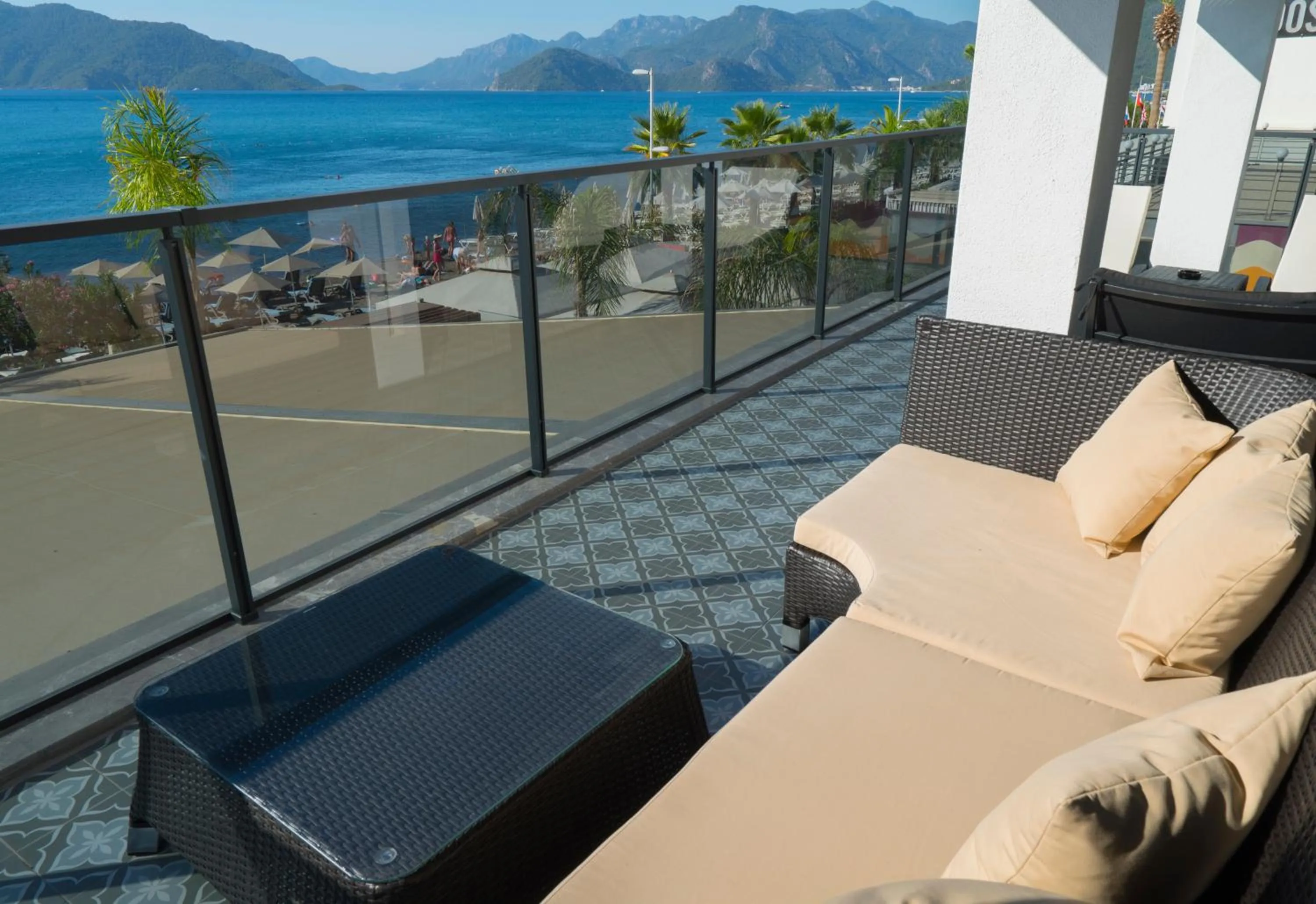 Balcony/Terrace in Marmaris Beach Hotel