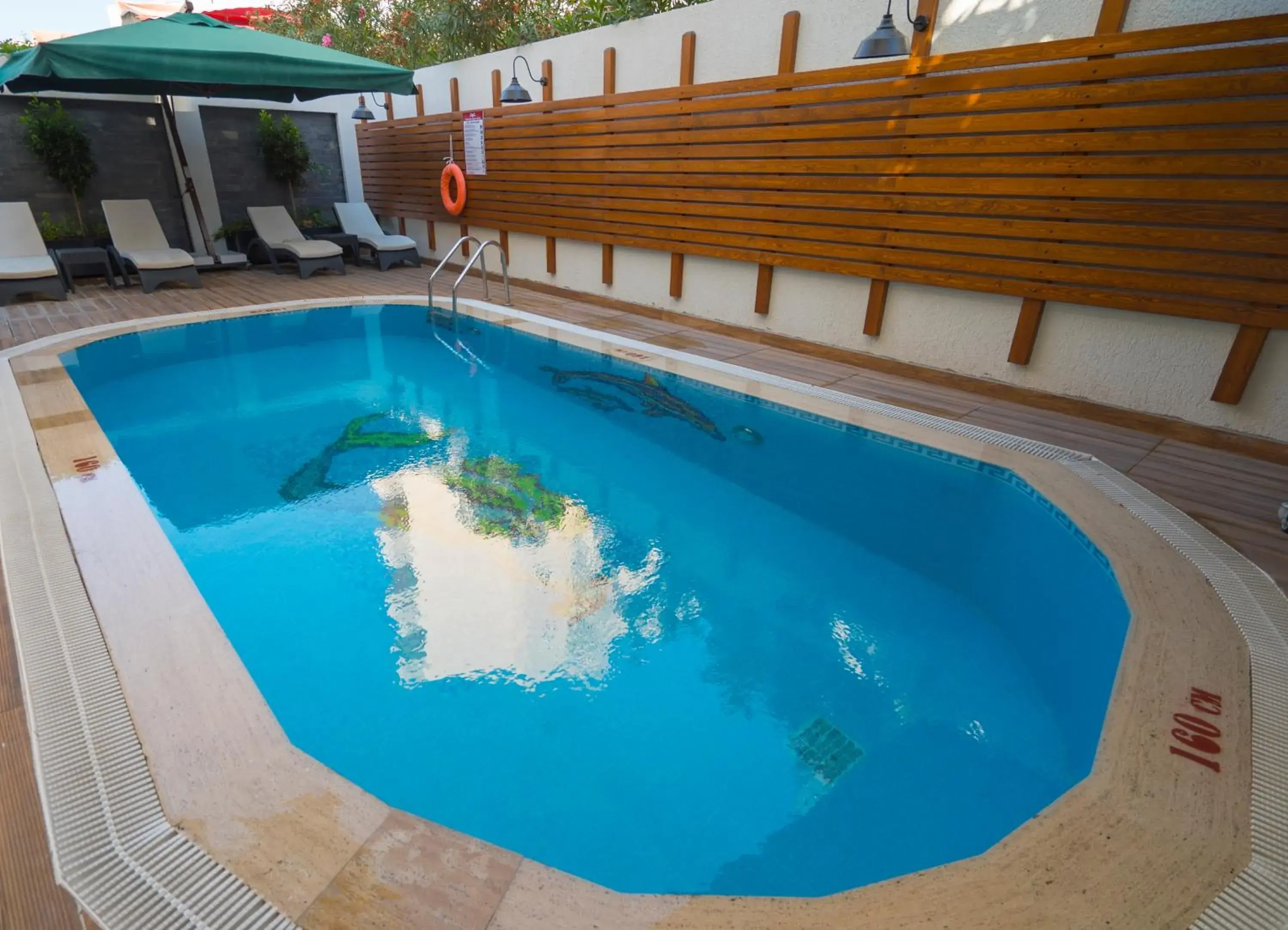 Pool view in Marmaris Beach Hotel Pool view in Marmaris Beach Hotel