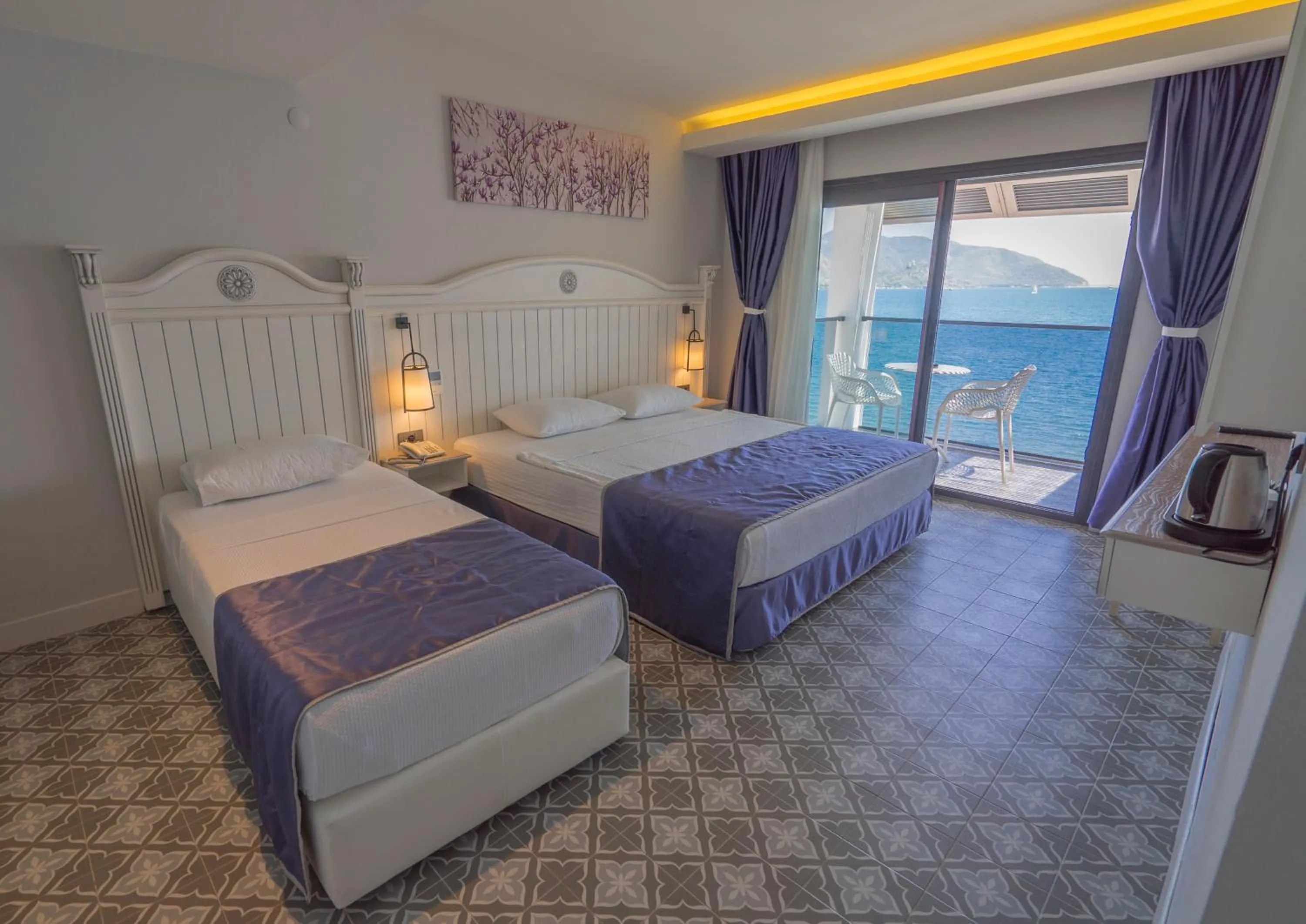 Bed in Marmaris Beach Hotel