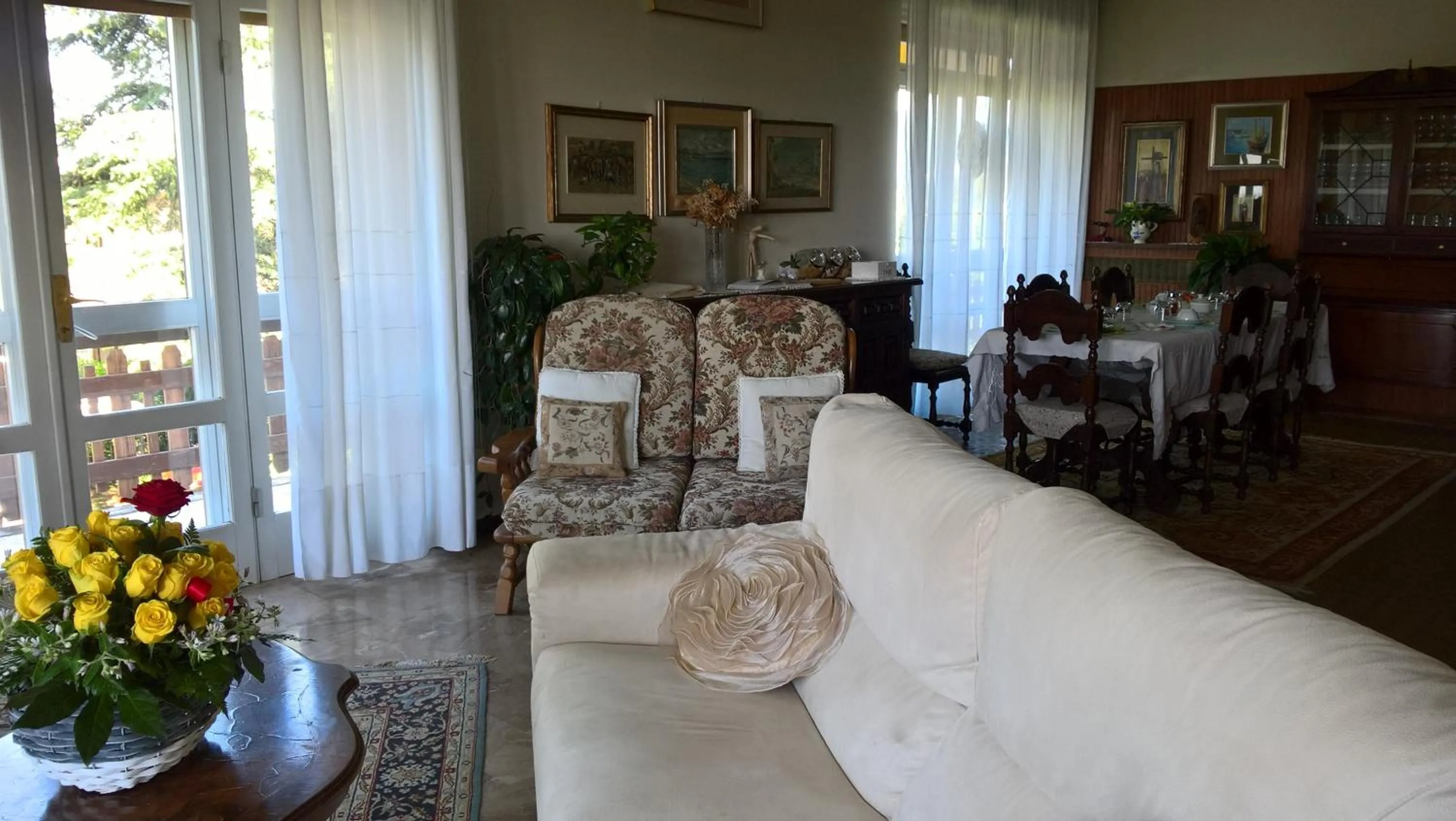 Living room in B&B Il Glicine
