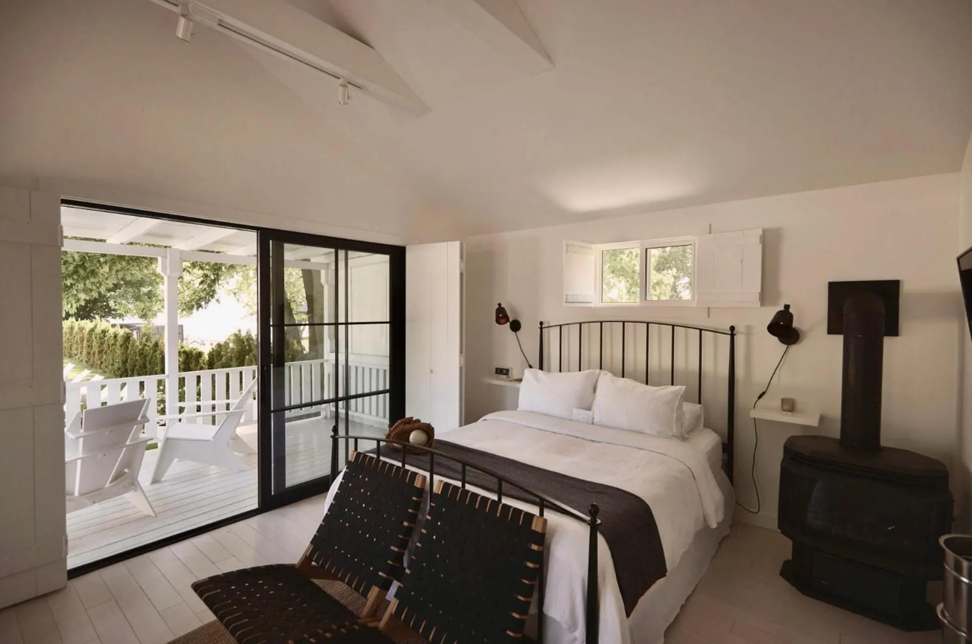 Bed in The Lakeside Prince Edward County