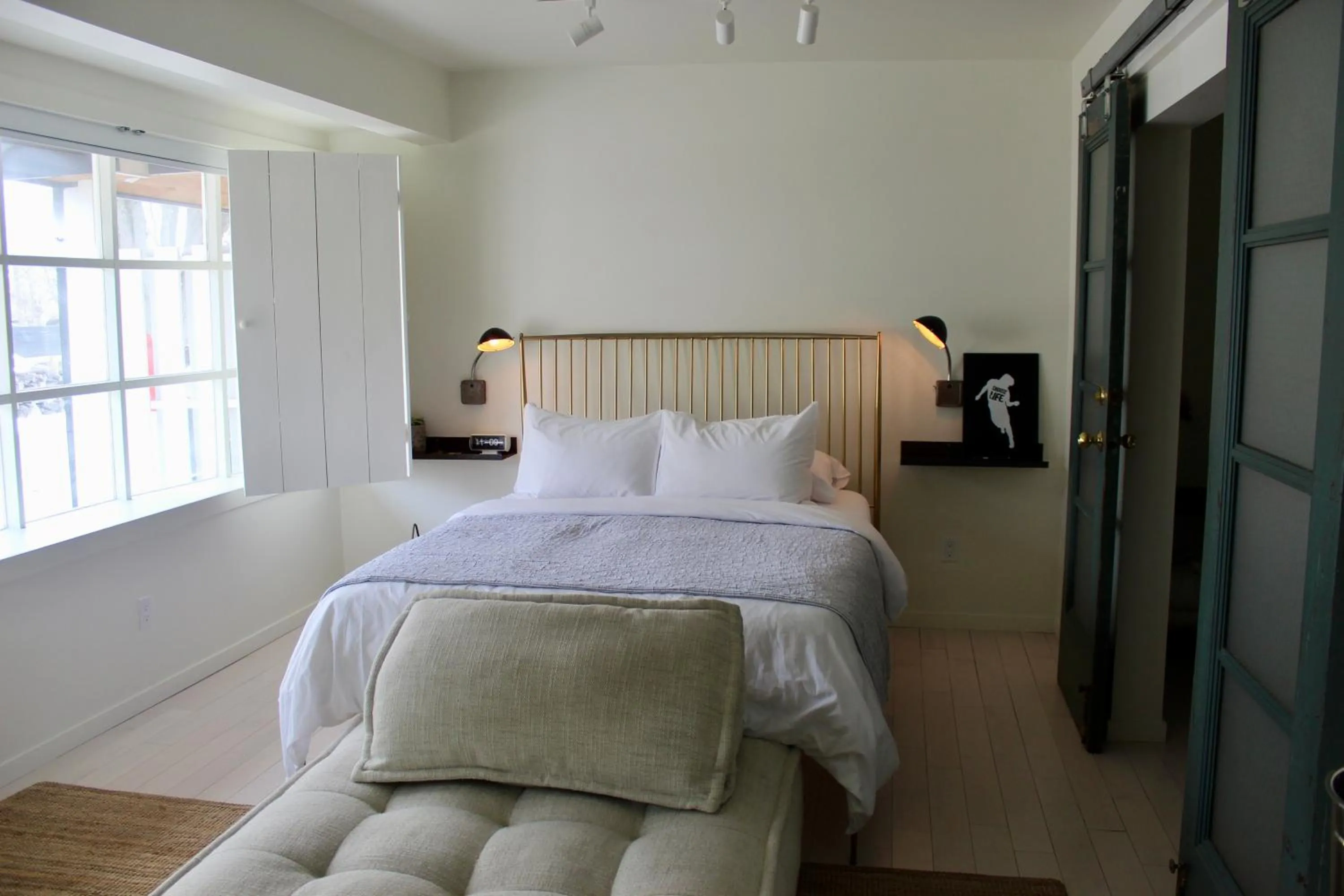 Bed in The Lakeside Prince Edward County