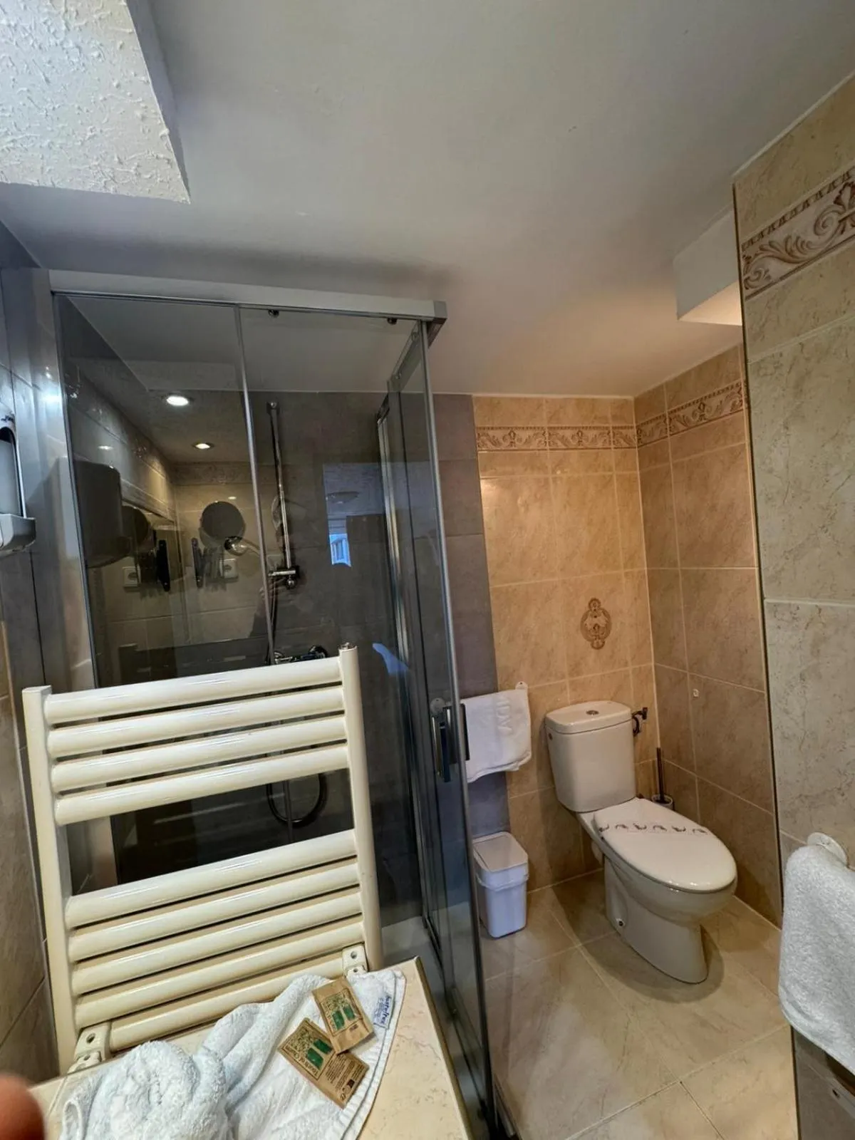 Shower in Hotel Panda