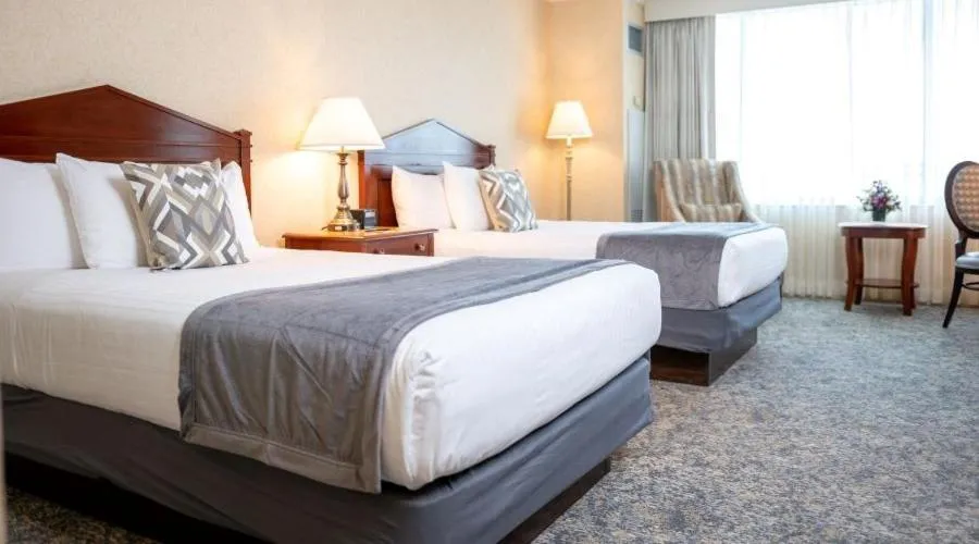 Bed in Bally's Dover