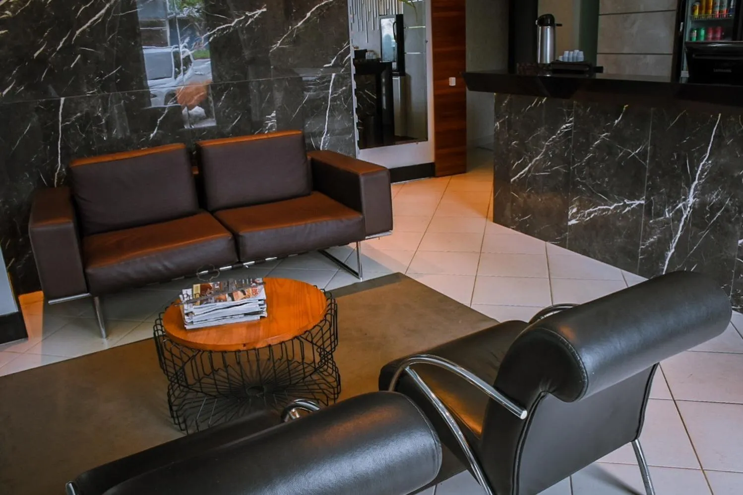 Lobby or reception in Pioneiro Hotel