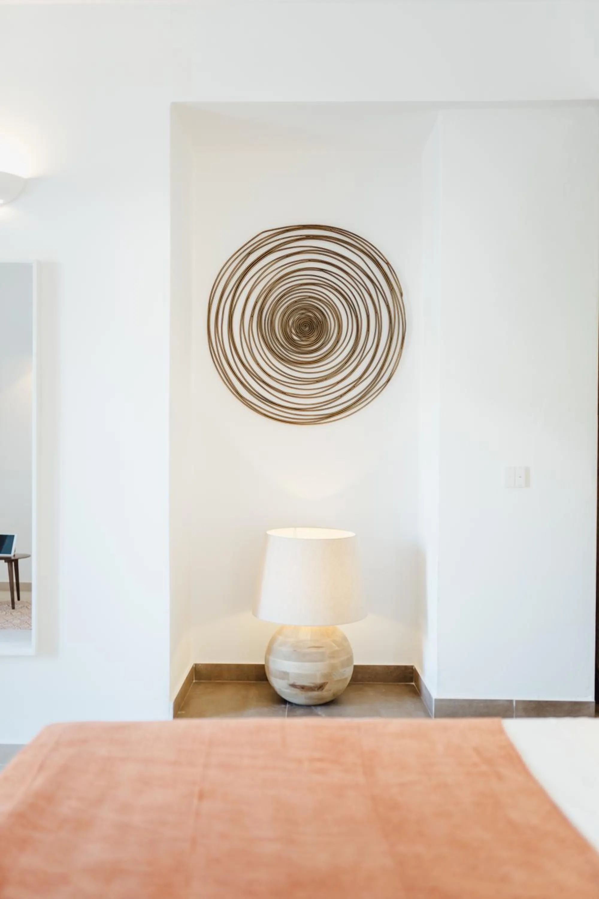 Decorative detail, Bed in Break for two