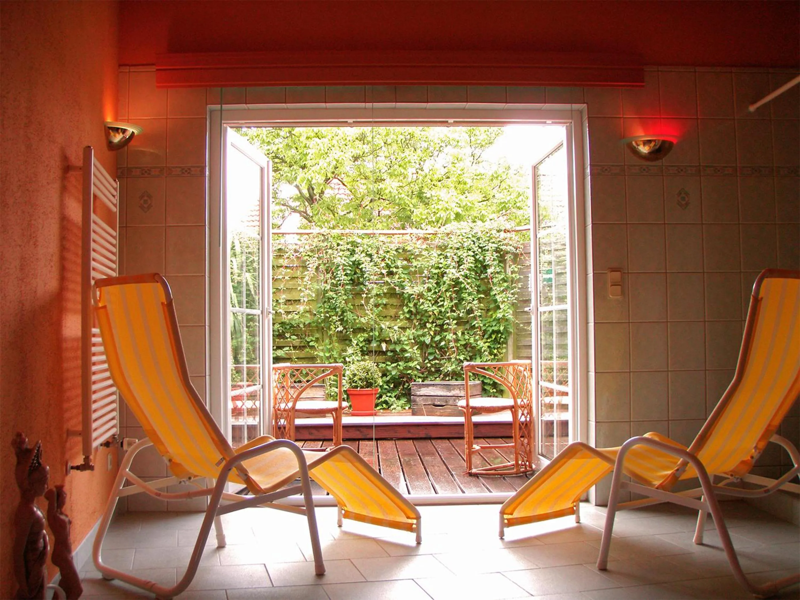 Sauna in Ostsee-Rittergut-Rügen mit BinzHotel & OrdensKapelle & RomantikGut
