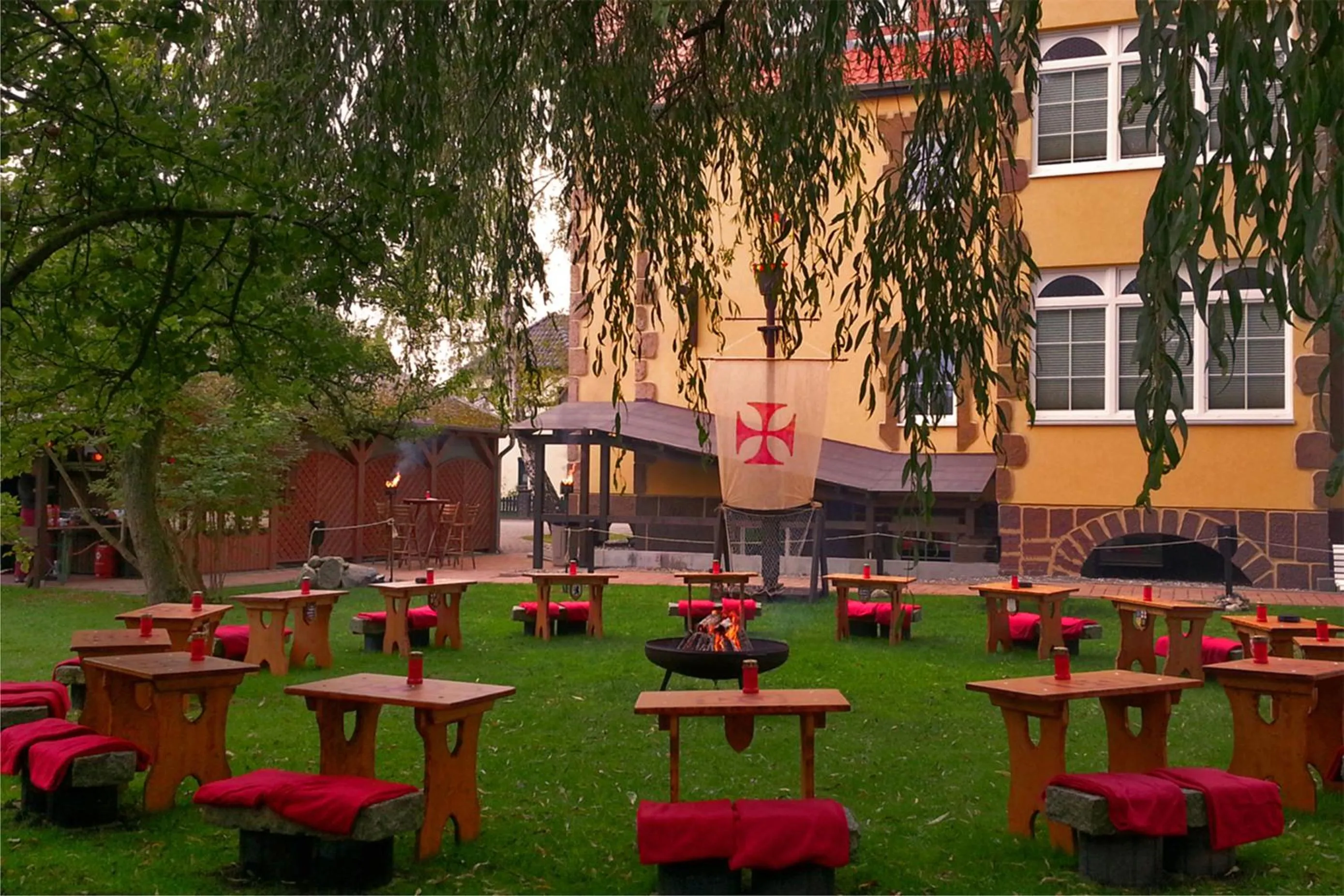 Lounge or bar in Ostsee-Rittergut-Rügen mit BinzHotel & OrdensKapelle & RomantikGut