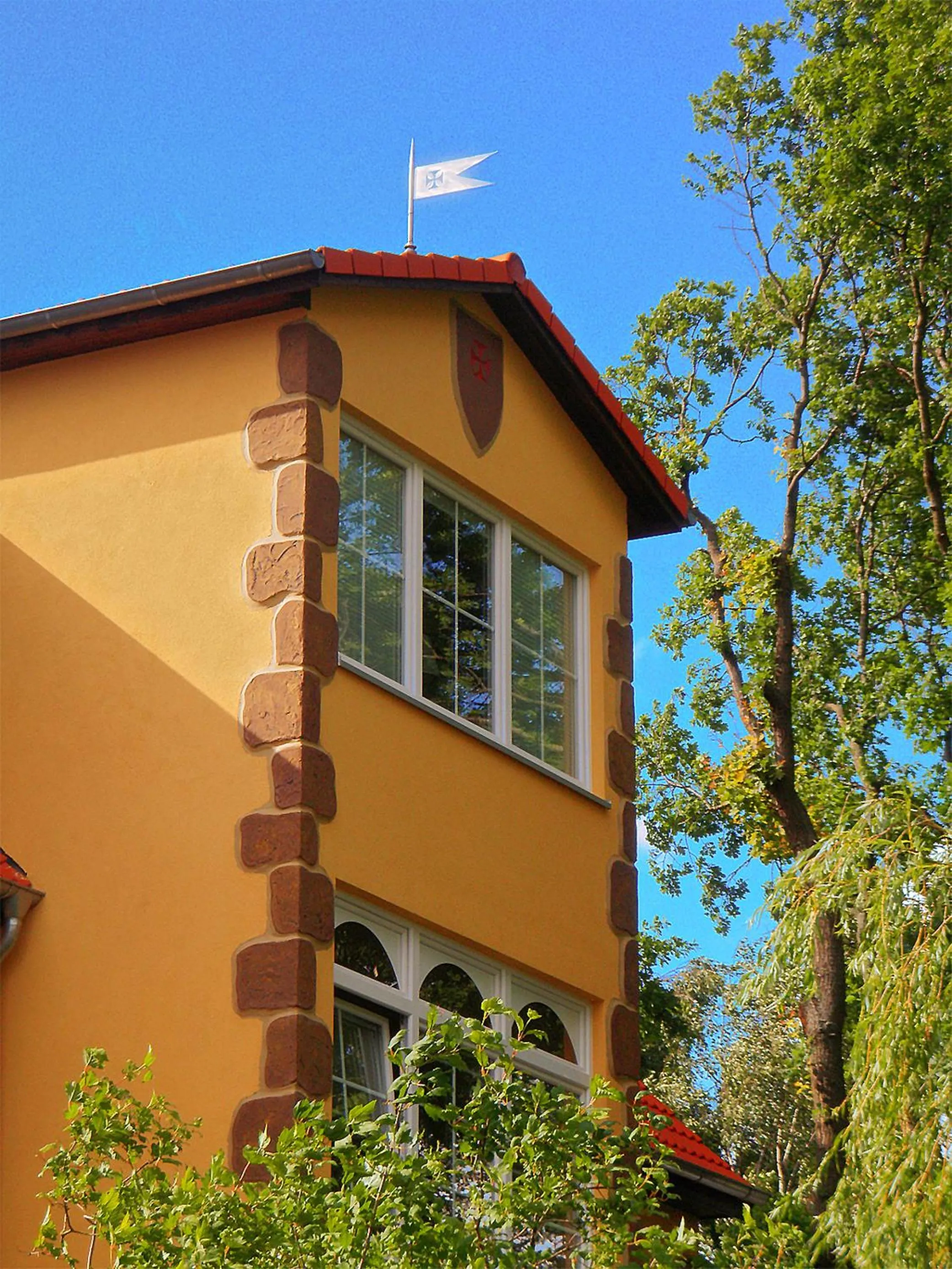 Facade/entrance in Ostsee-Rittergut-Rügen mit BinzHotel & OrdensKapelle & RomantikGut