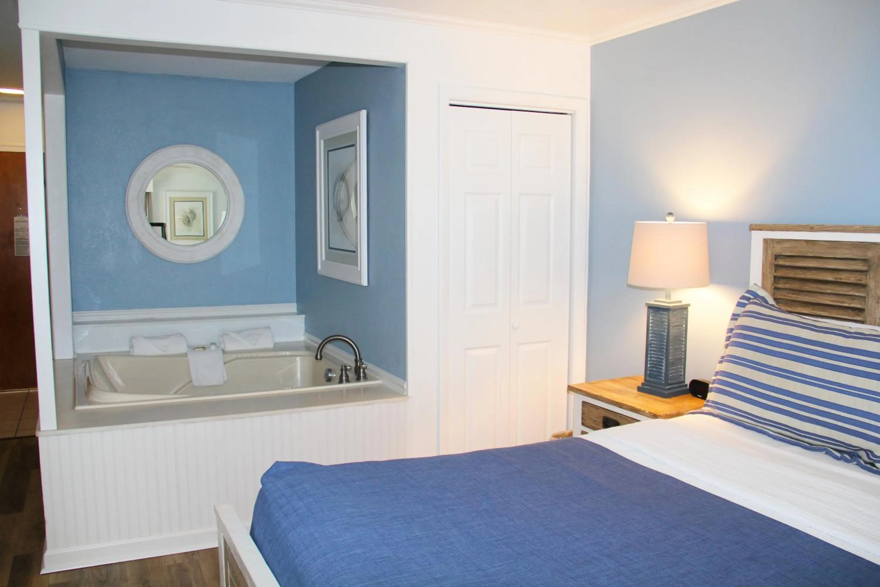 Bed in Surf Side Hotel